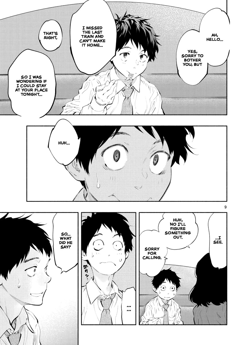 Asoko de Hataraku Musubu-san Chapter 26 page 9 - Chapter 26: I'll Stay at His Place