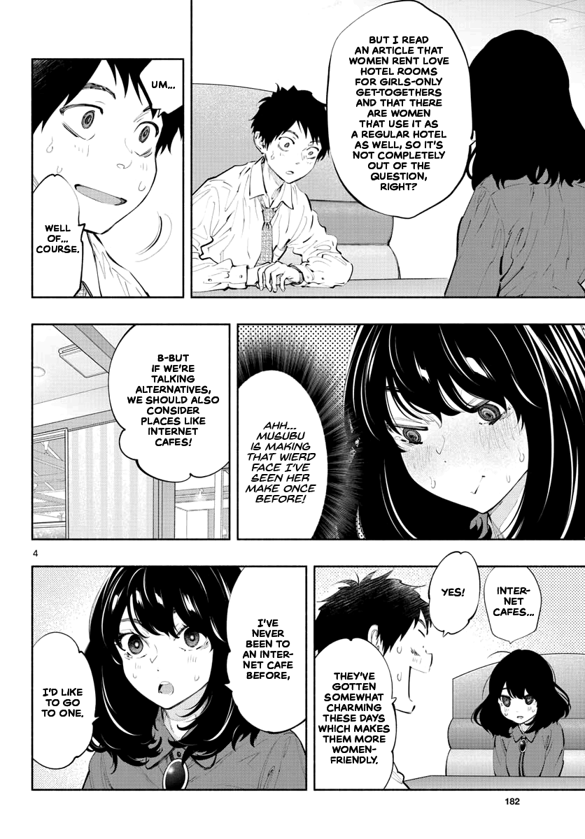 Asoko de Hataraku Musubu-san Chapter 28 page 4 - Chapter 28: Just a Little While Longer