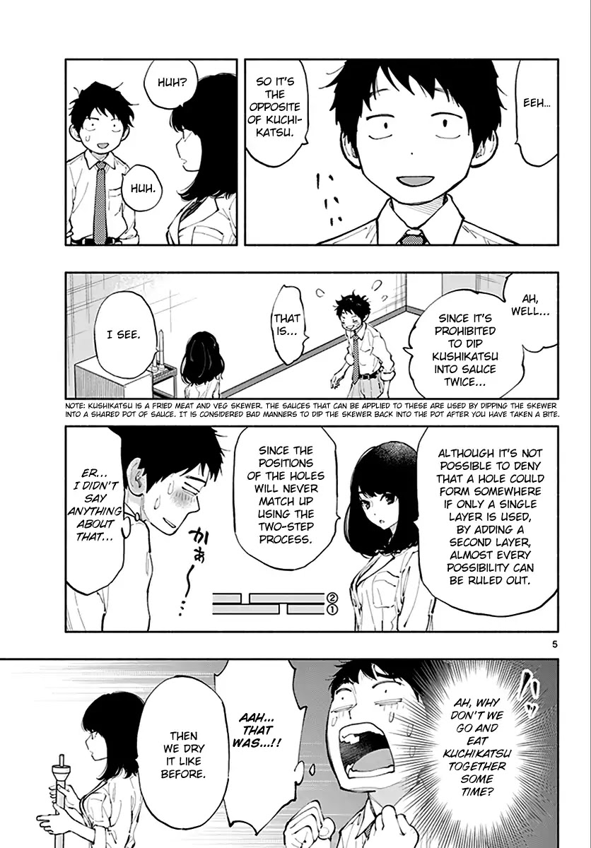 Asoko de Hataraku Musubu-san Chapter 3 page 5 - Chapter 3: It's common sense to do it twice