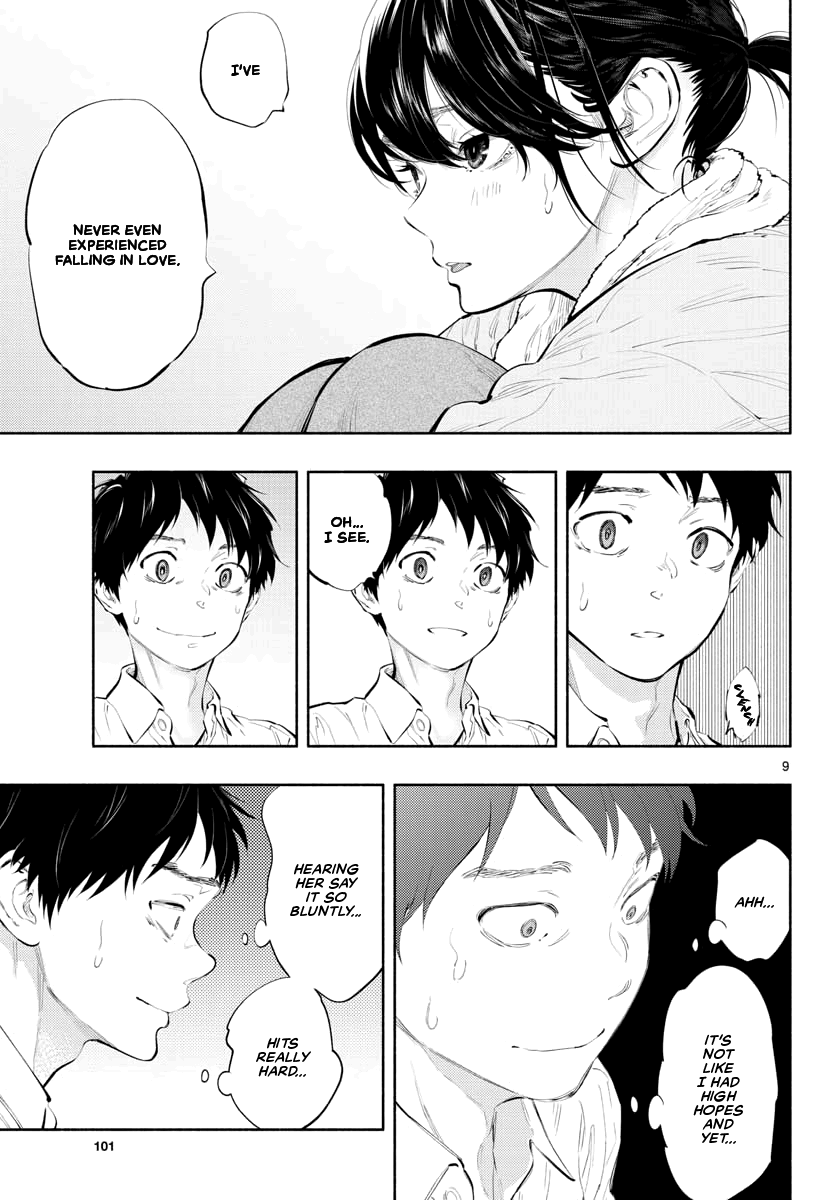 Asoko de Hataraku Musubu-san Chapter 31 page 9 - Chapter 31: The Person One Likes