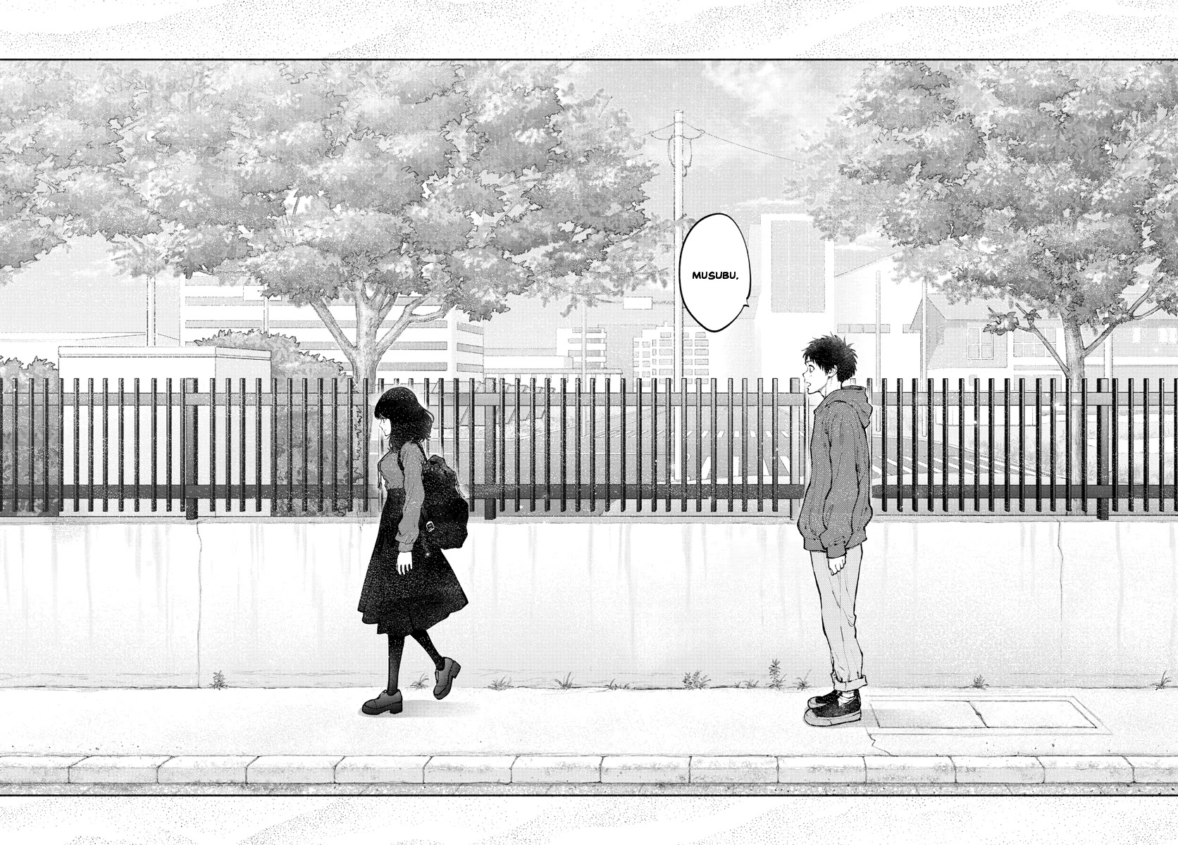 Asoko de Hataraku Musubu-san Chapter 33 page 8 - Chapter 33: Daybreak
