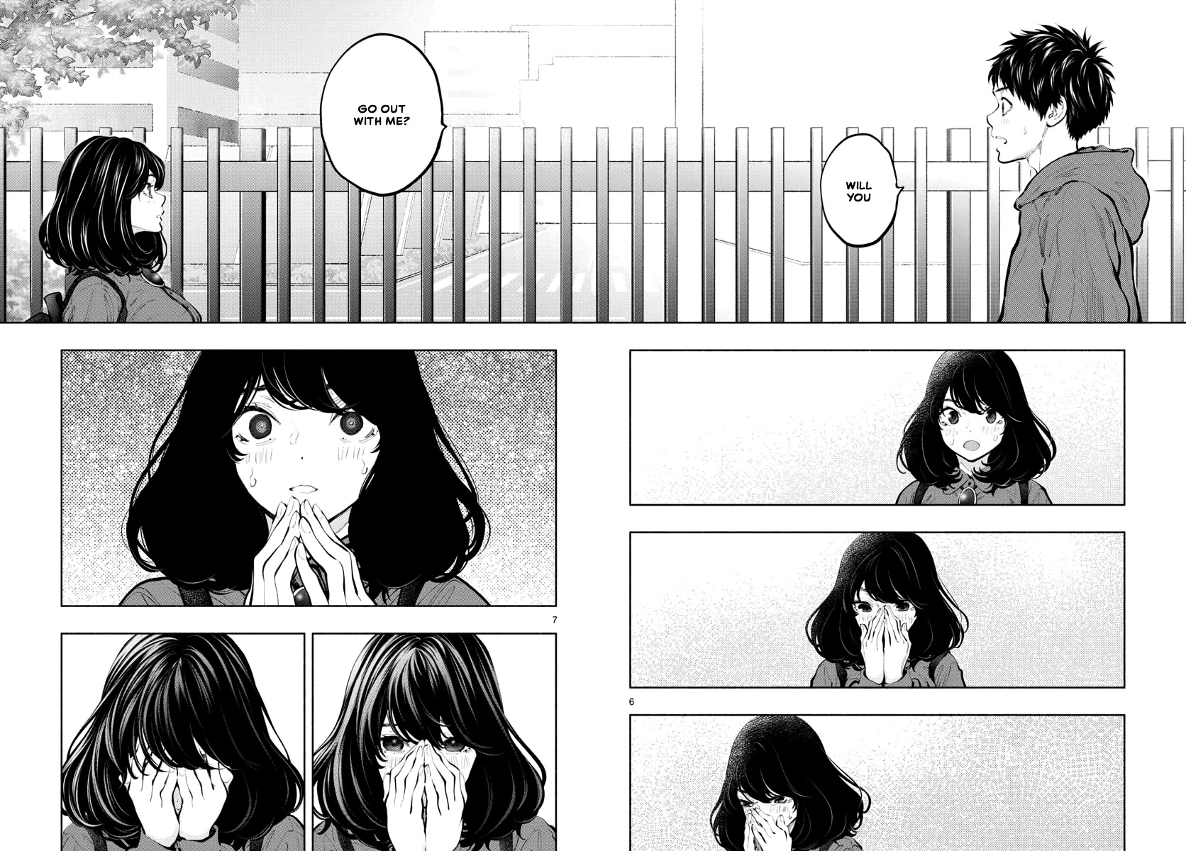 Asoko de Hataraku Musubu-san Chapter 34 page 6 - Chapter 34: Confession