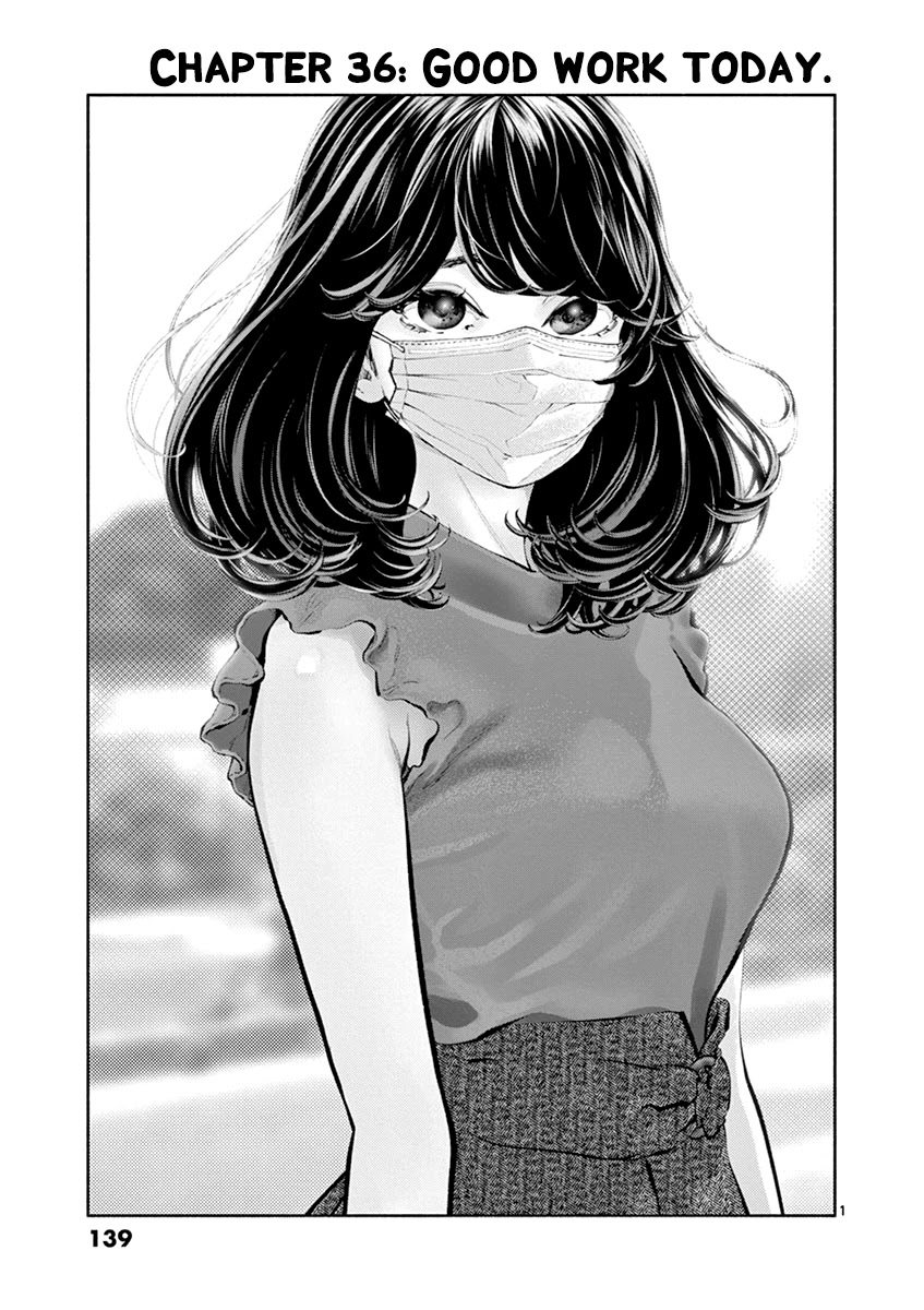 Asoko de Hataraku Musubu-san Chapter 36 page 1 - Chapter 36: Good Work Today