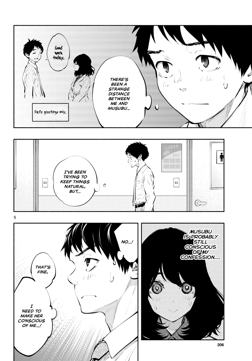 Asoko de Hataraku Musubu-san Chapter 37 page 4 - Chapter 37: Work
