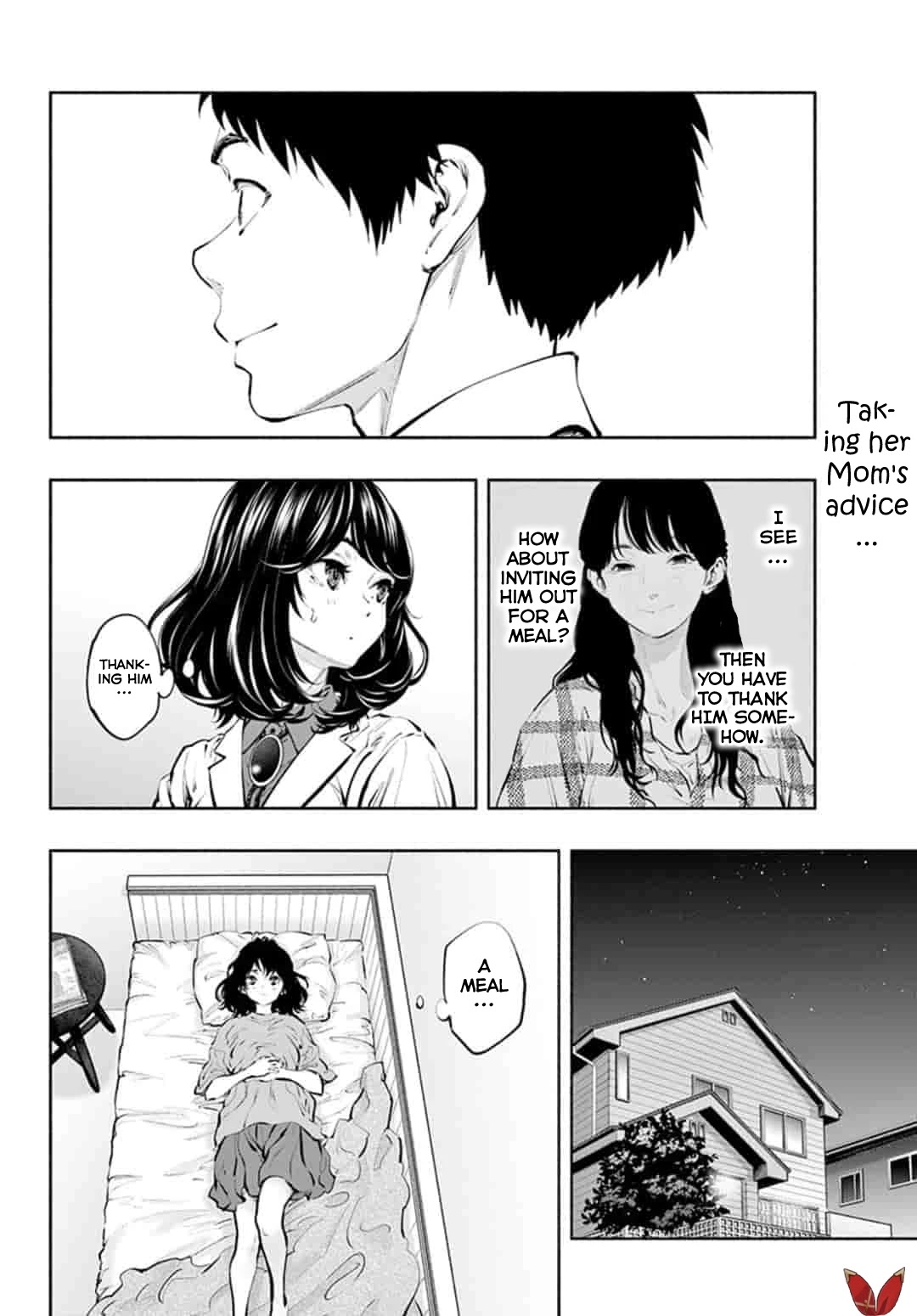 Asoko de Hataraku Musubu-san Chapter 39 page 2 - Chapter 39: Awareness