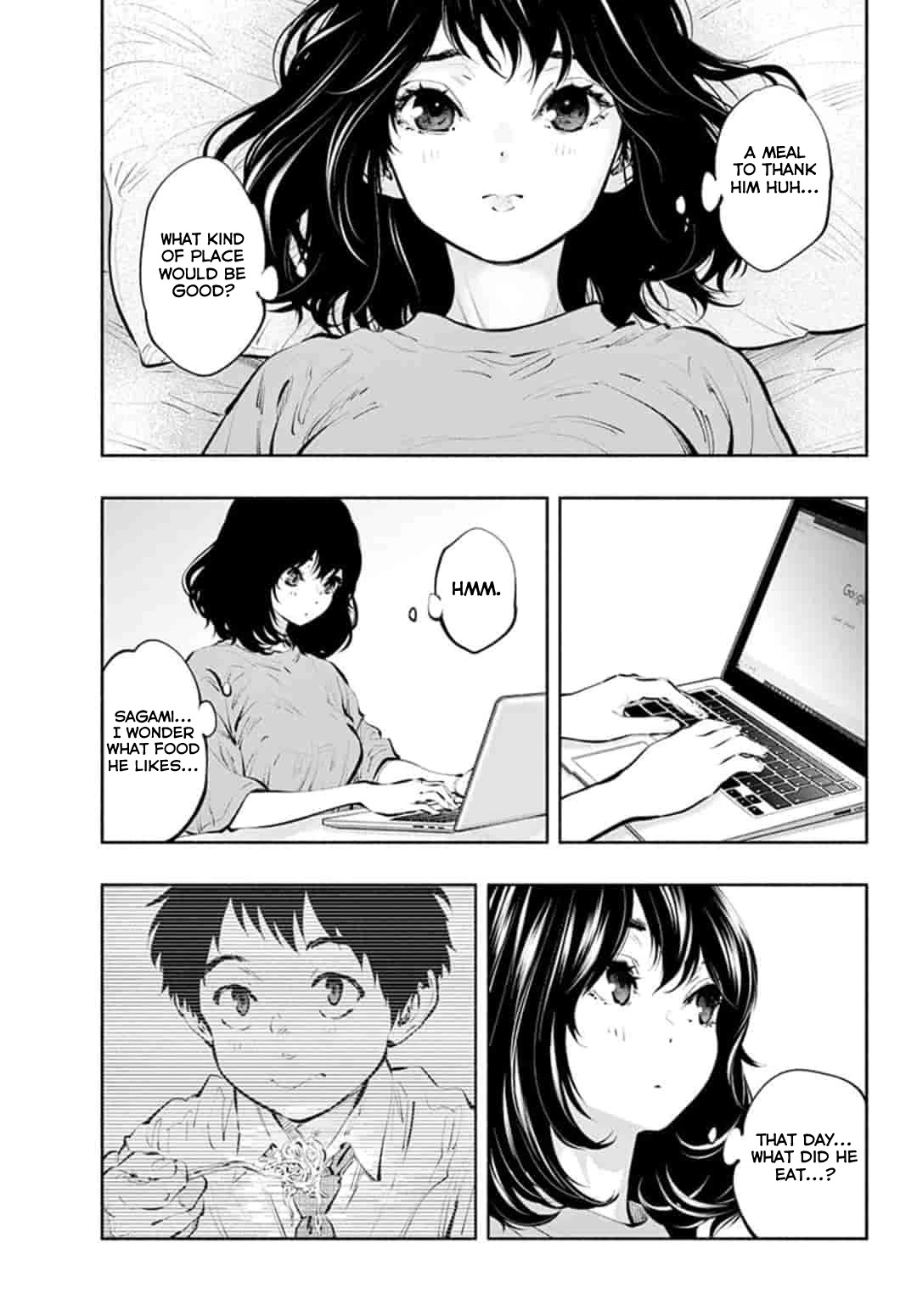 Asoko de Hataraku Musubu-san Chapter 39 page 3 - Chapter 39: Awareness