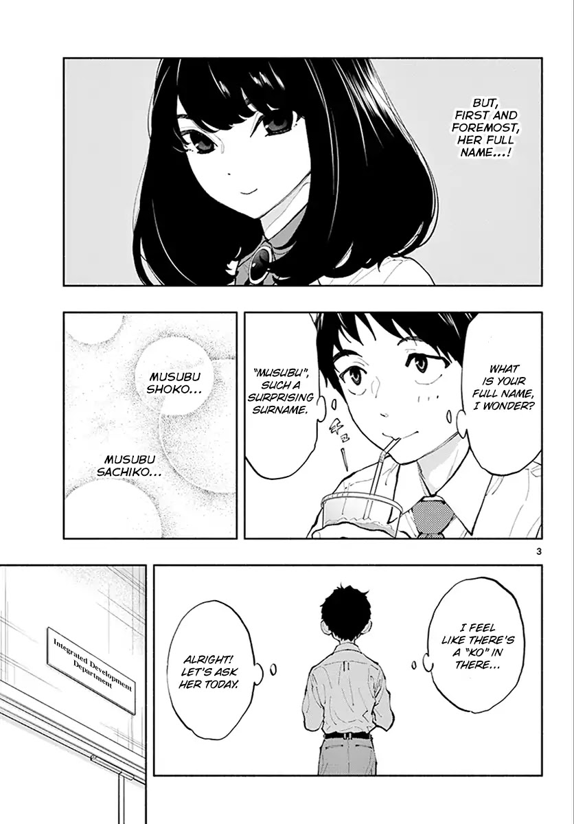 Asoko de Hataraku Musubu-san Chapter 4 page 3 - Chapter 4: But it's a condom
