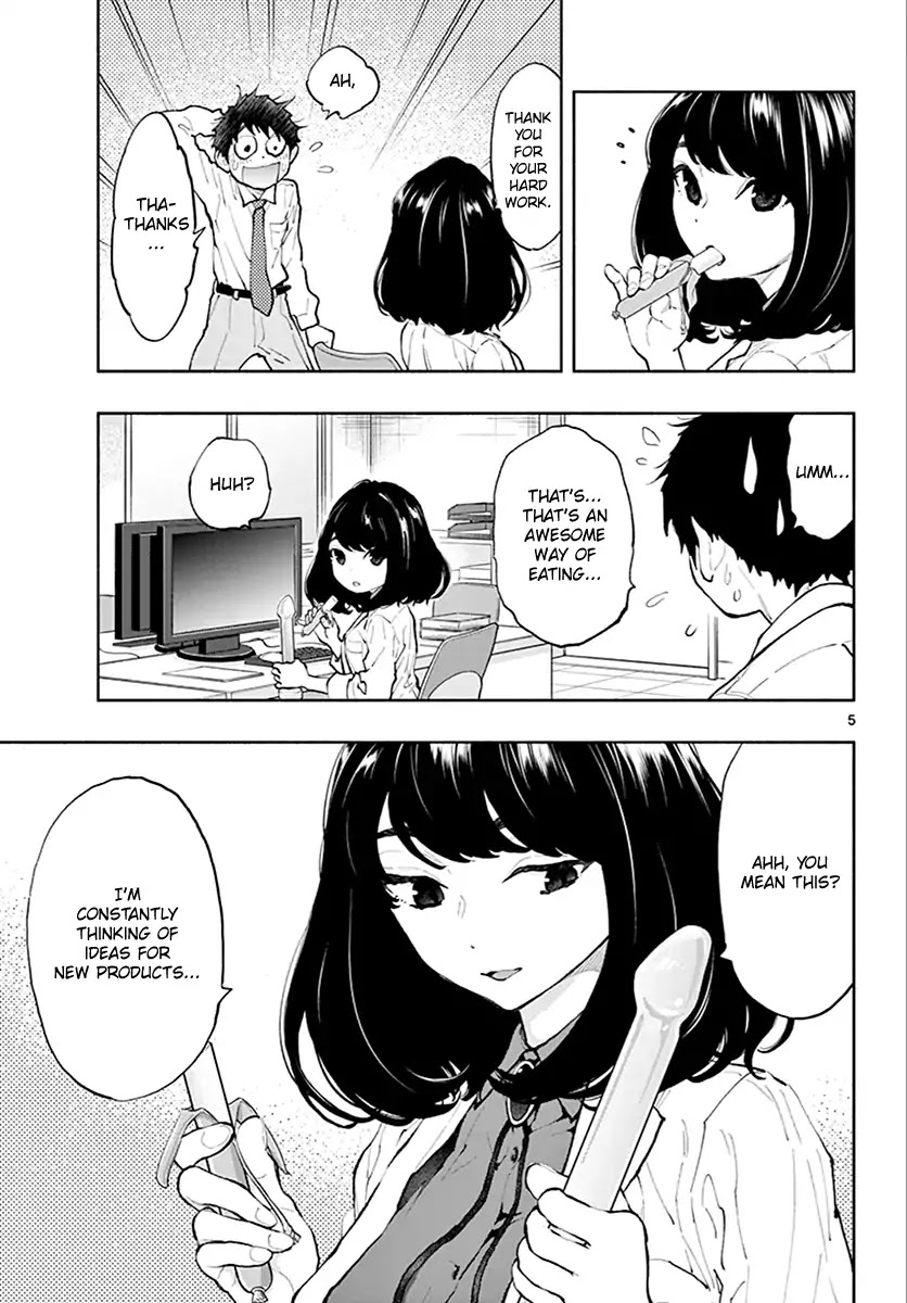 Asoko de Hataraku Musubu-san Chapter 4 page 5 - Chapter 4: But it's a condom