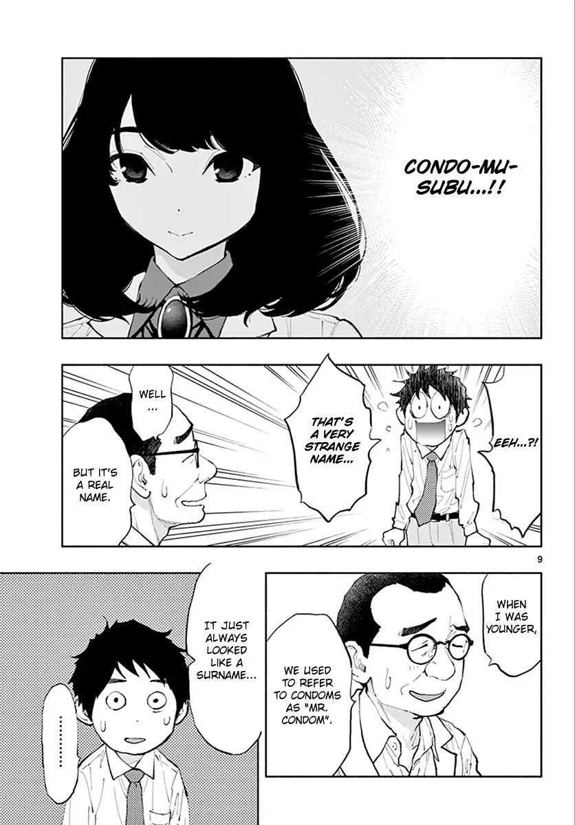Asoko de Hataraku Musubu-san Chapter 4 page 9 - Chapter 4: But it's a condom