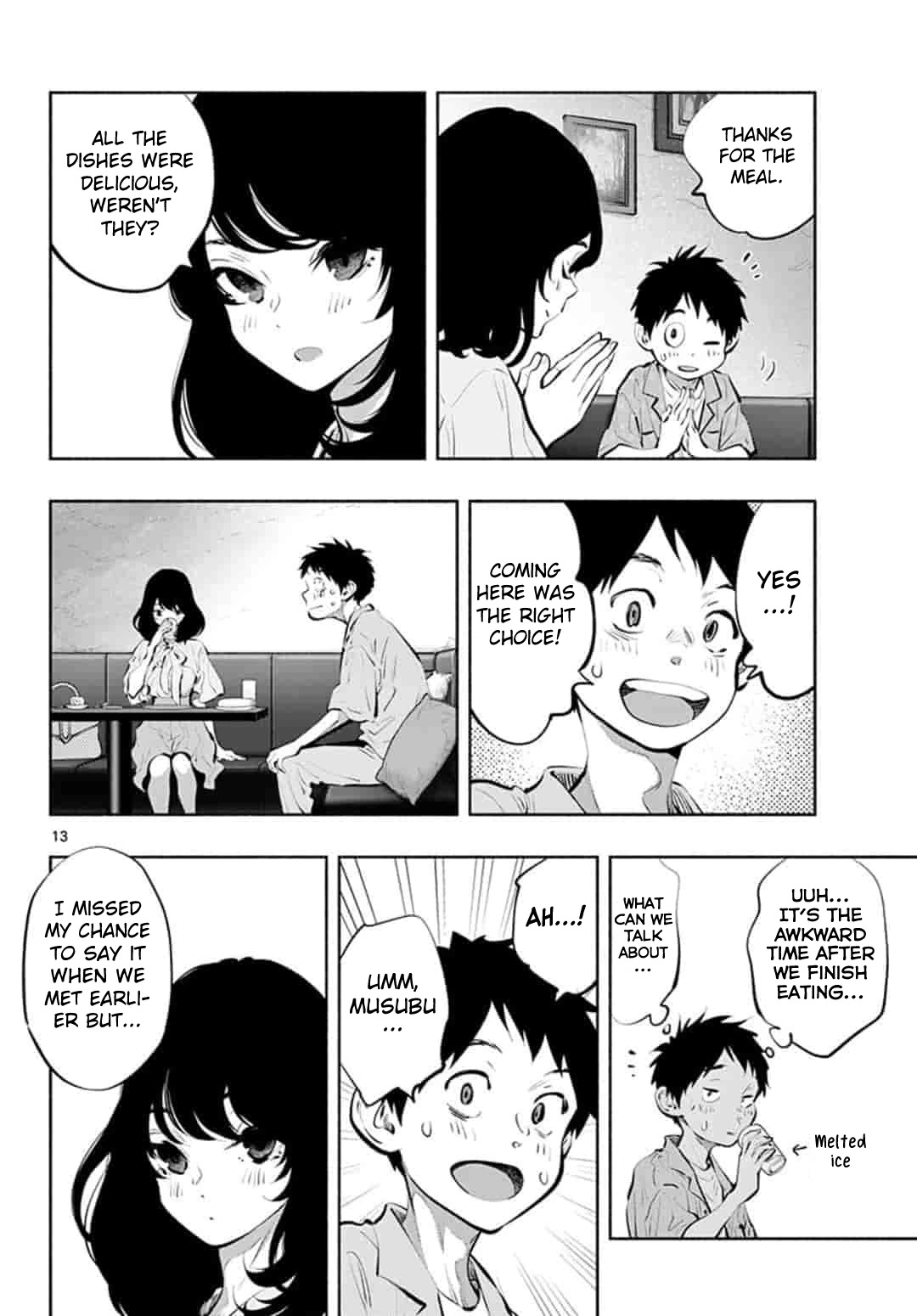 Asoko de Hataraku Musubu-san Chapter 40 page 12 - Chapter 40: Dinner