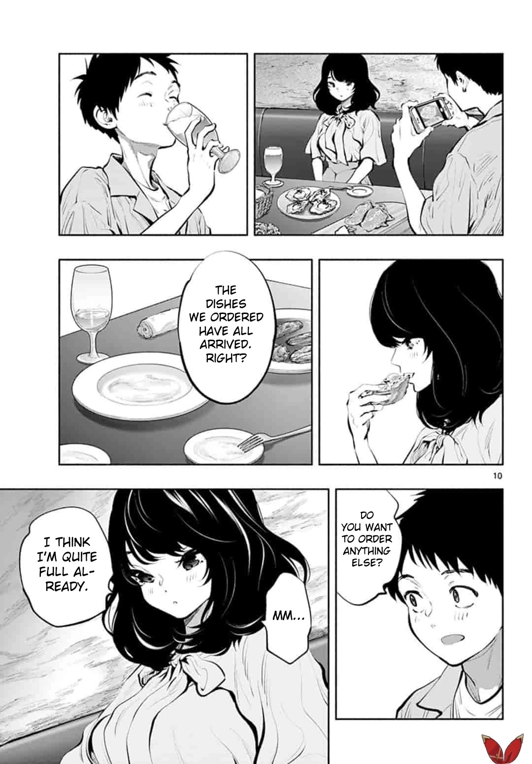 Asoko de Hataraku Musubu-san Chapter 40 page 9 - Chapter 40: Dinner