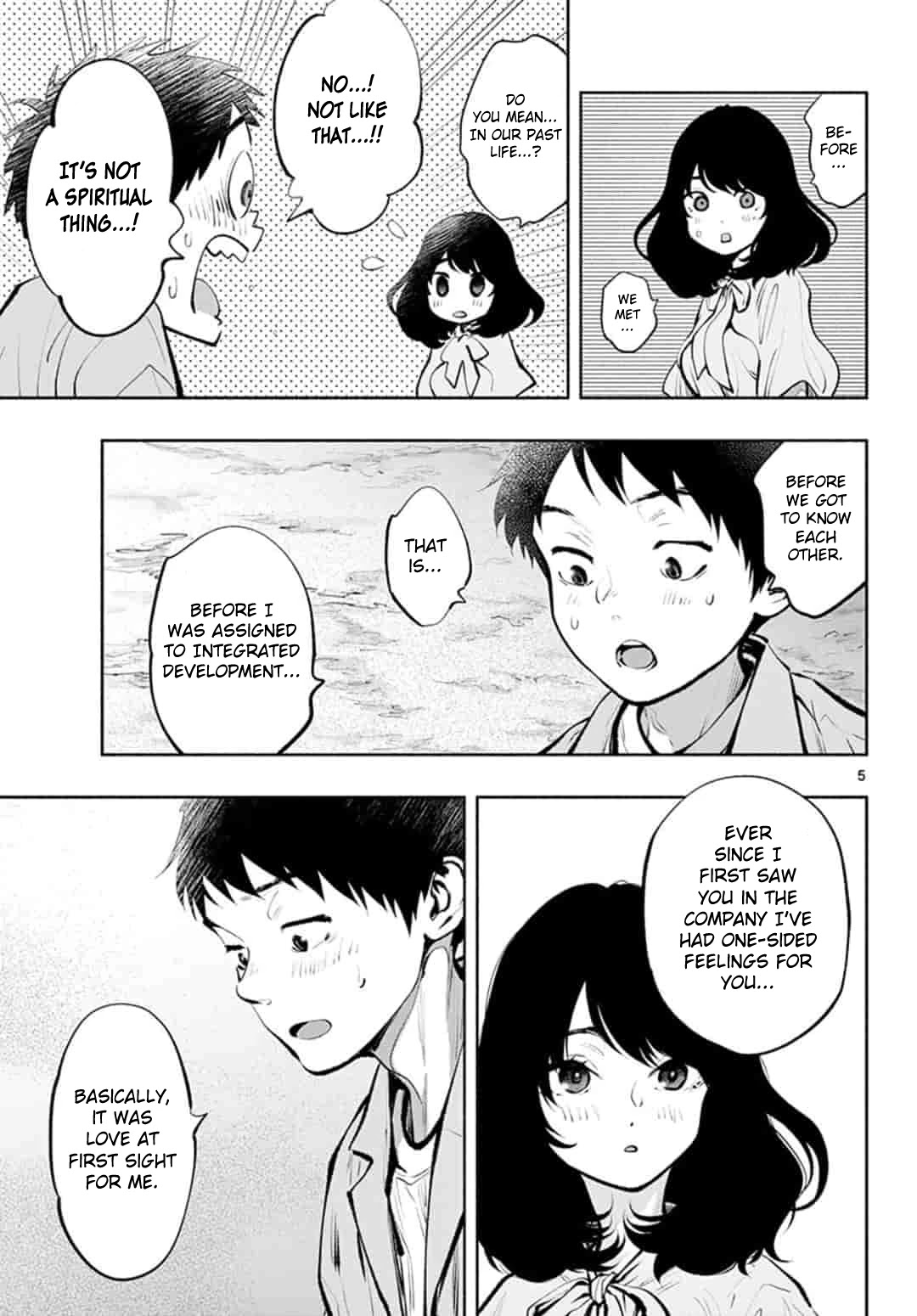Asoko de Hataraku Musubu-san Chapter 41 page 5 - Chapter 41: The Rose and the Manettia