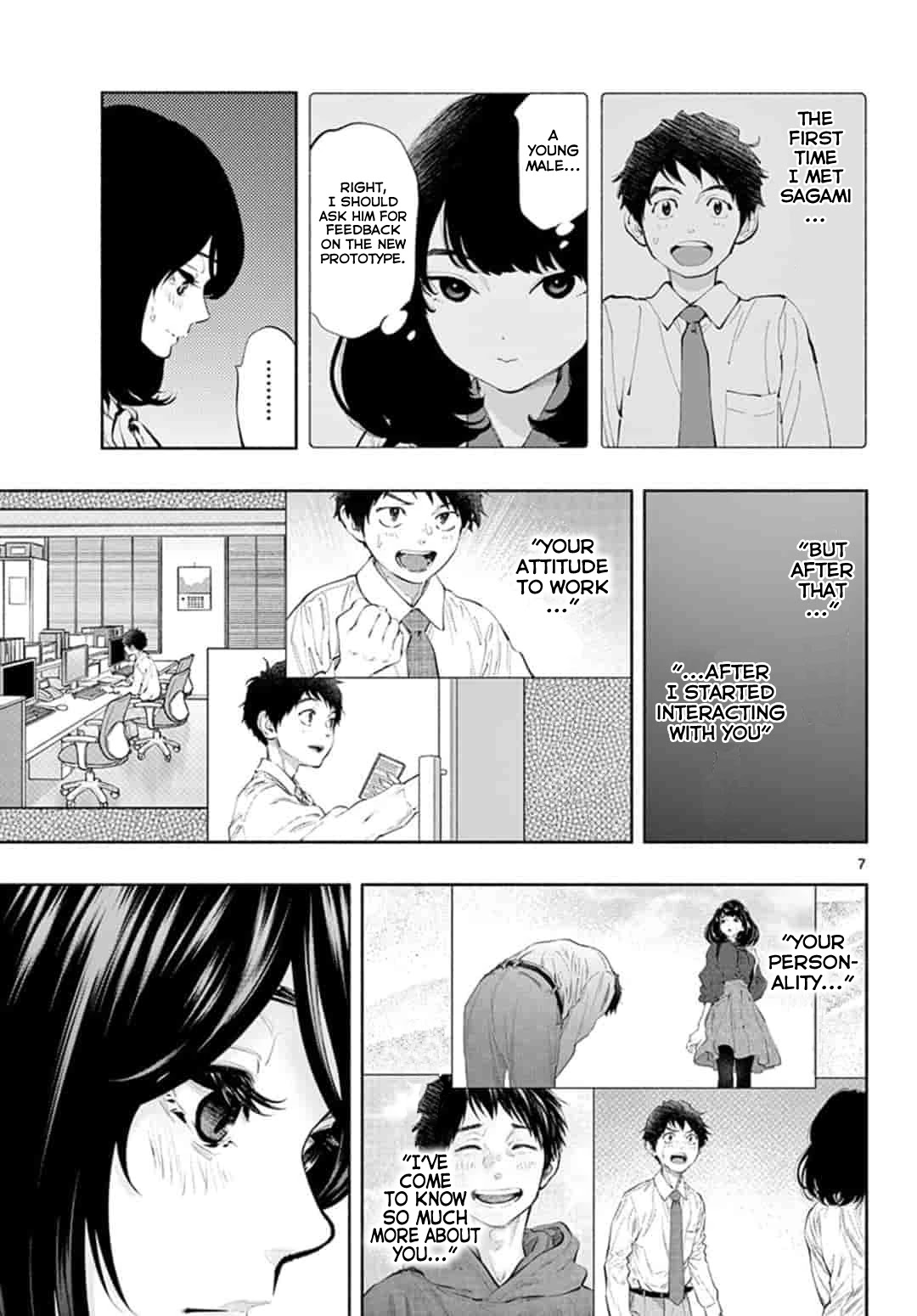 Asoko de Hataraku Musubu-san Chapter 41 page 7 - Chapter 41: The Rose and the Manettia