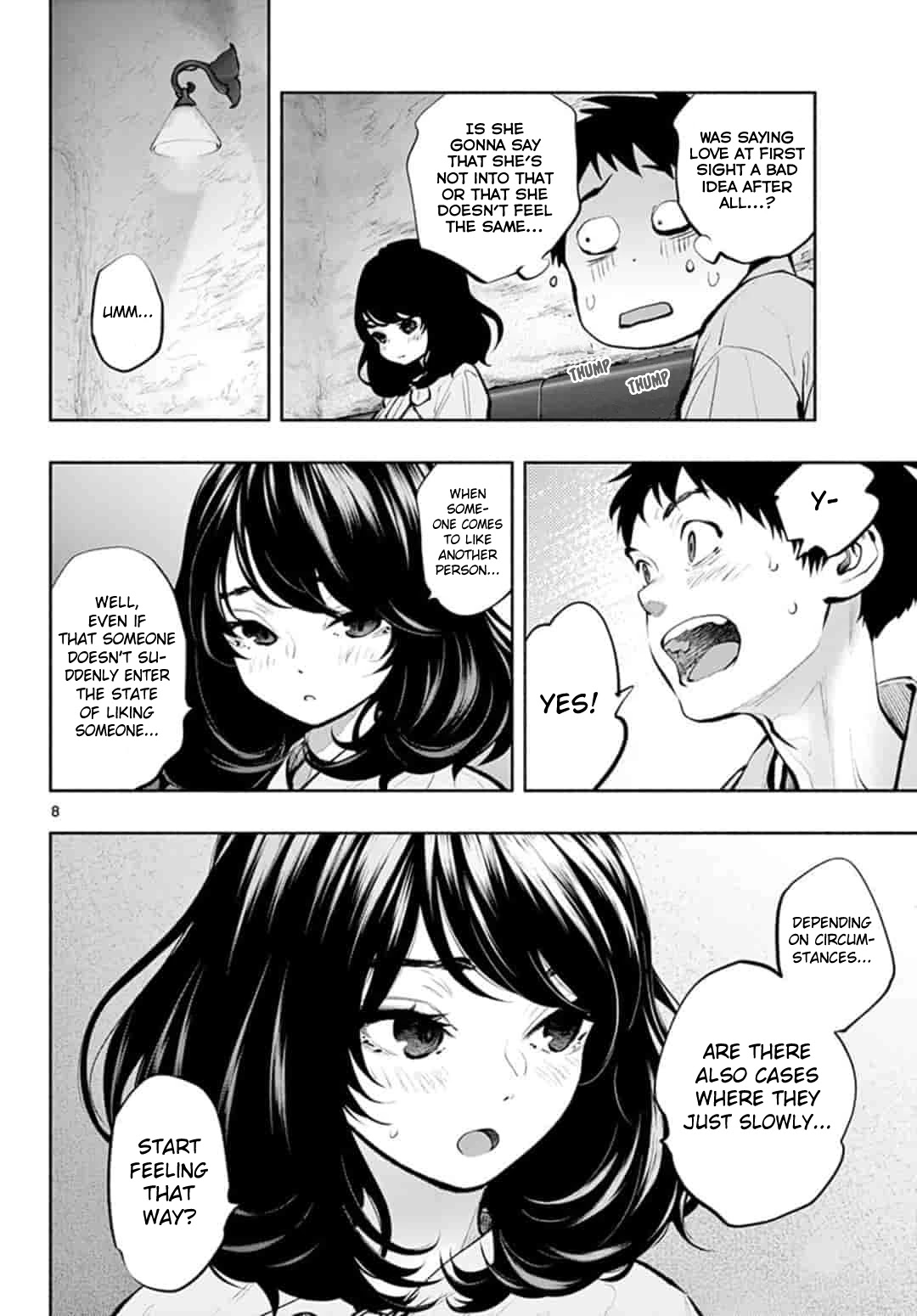 Asoko de Hataraku Musubu-san Chapter 41 page 8 - Chapter 41: The Rose and the Manettia