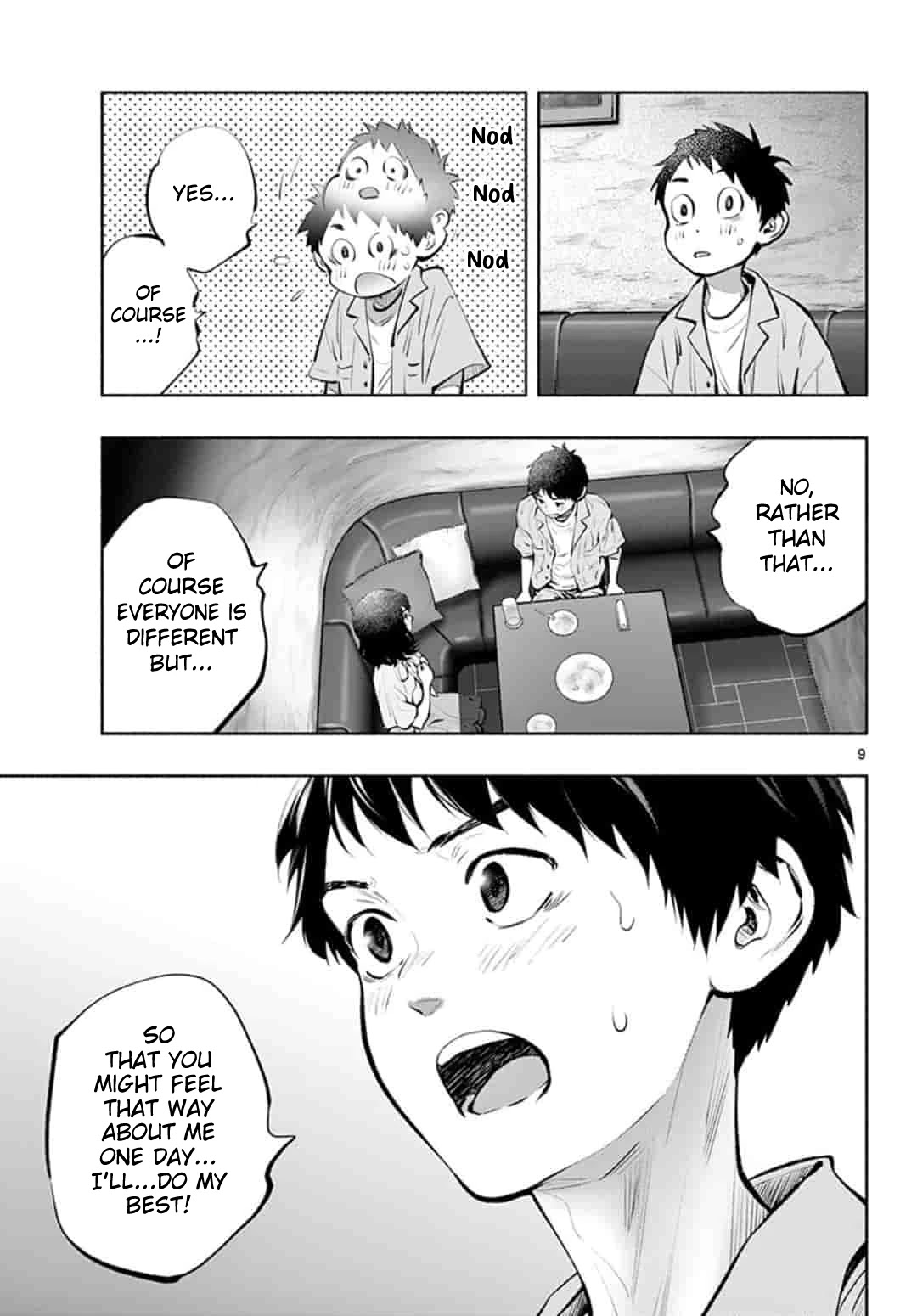 Asoko de Hataraku Musubu-san Chapter 41 page 9 - Chapter 41: The Rose and the Manettia