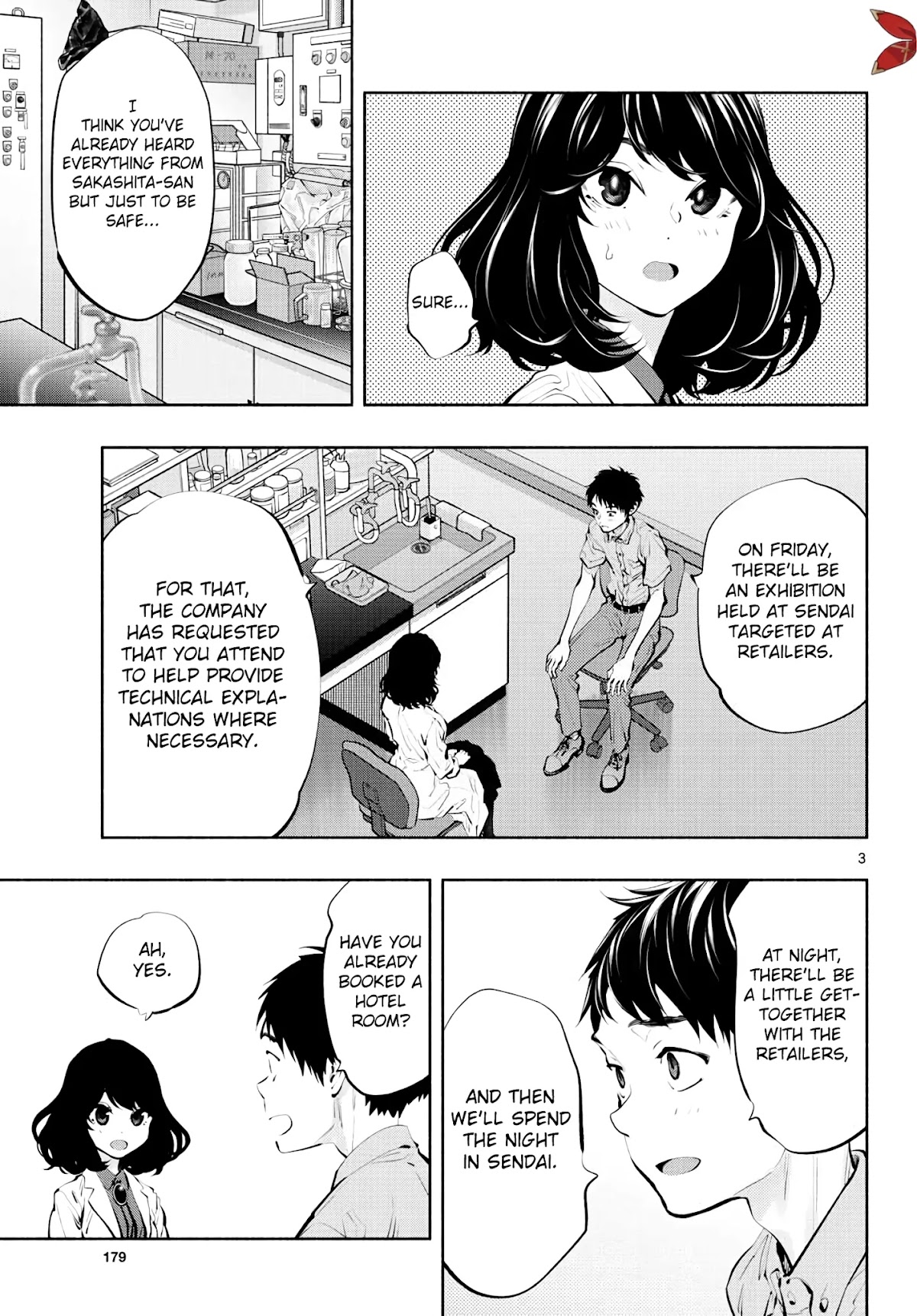 Asoko de Hataraku Musubu-san Chapter 44 page 3 - Chapter 44: Plan