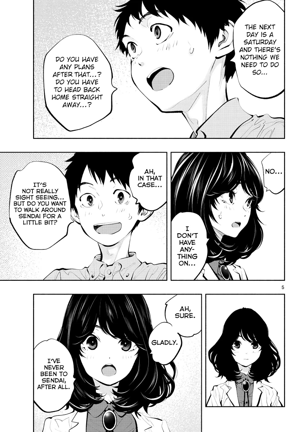 Asoko de Hataraku Musubu-san Chapter 44 page 5 - Chapter 44: Plan