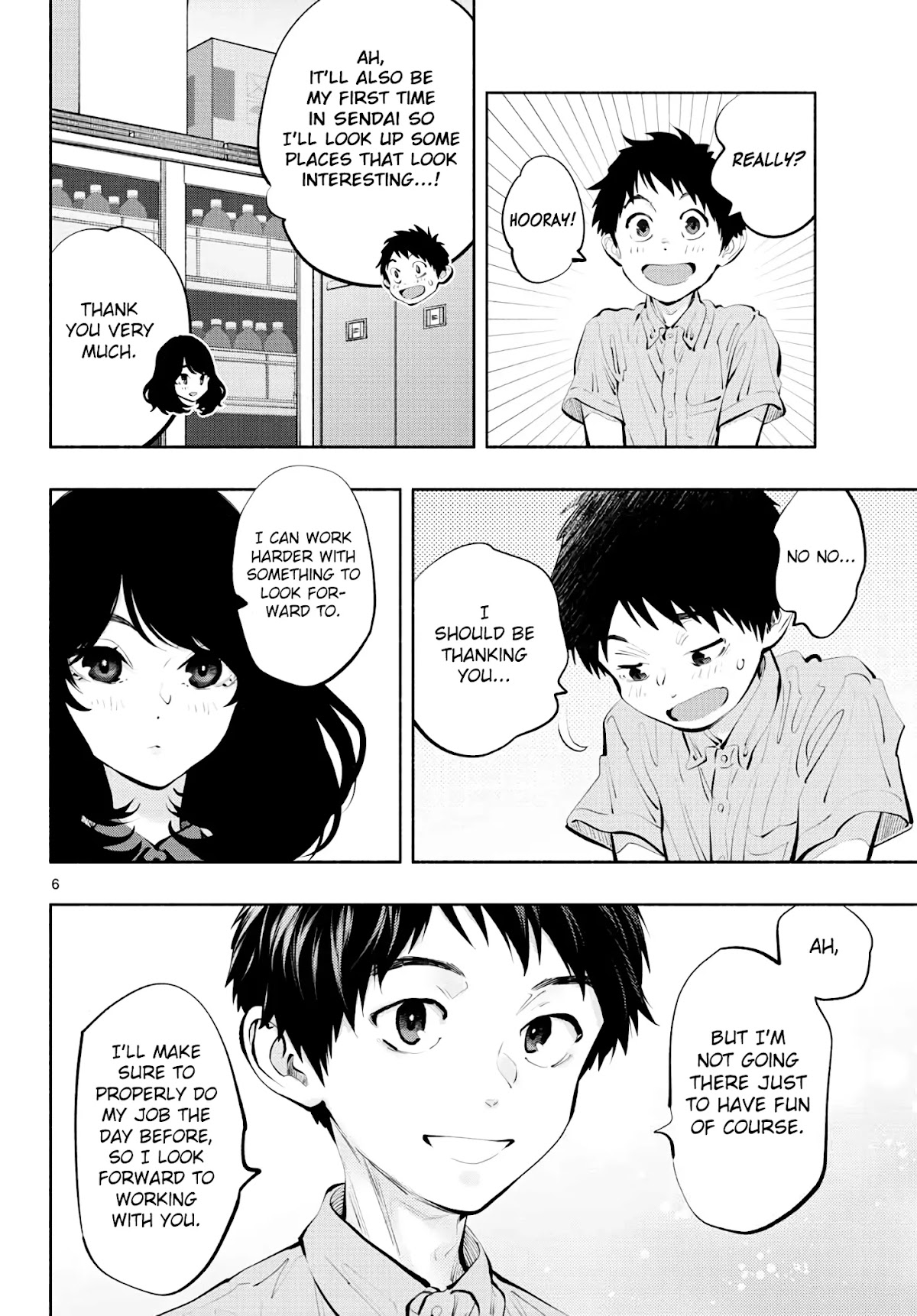 Asoko de Hataraku Musubu-san Chapter 44 page 6 - Chapter 44: Plan