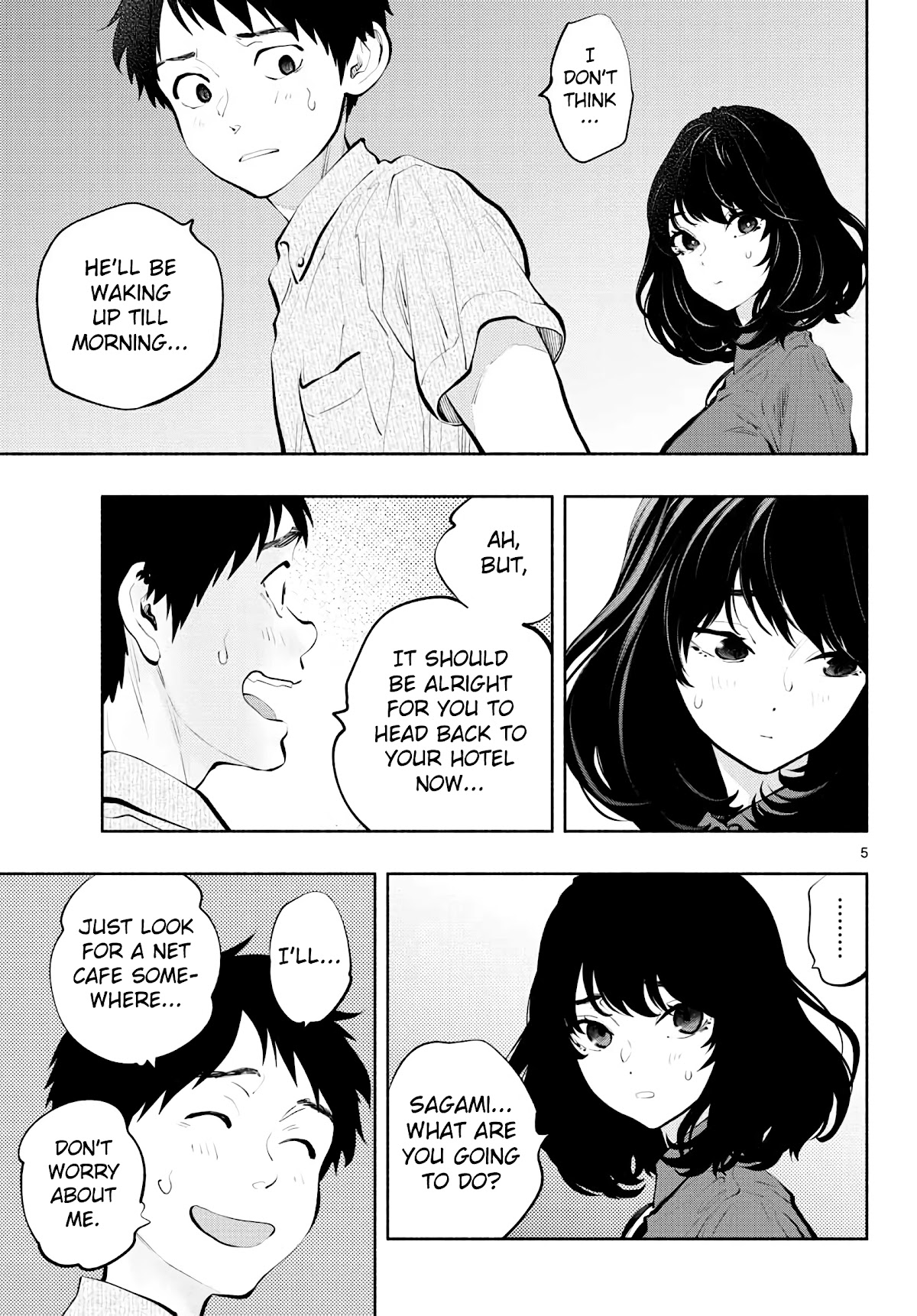 Asoko de Hataraku Musubu-san Chapter 46 page 5 - Chapter 46: Assist