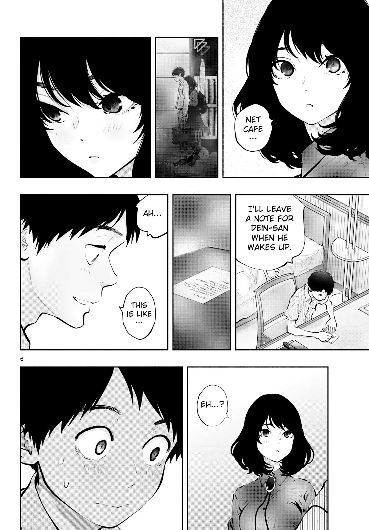 Asoko de Hataraku Musubu-san Chapter 46 page 6 - Chapter 46: Assist
