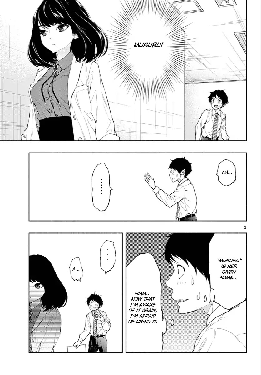 Asoko de Hataraku Musubu-san Chapter 5 page 3 - Chapter 5: Would you like to try it on?
