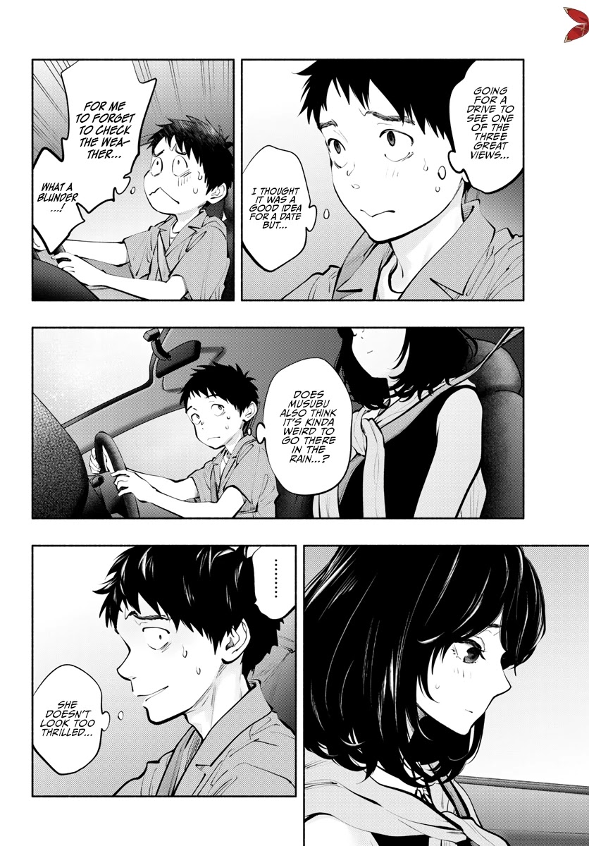 Asoko de Hataraku Musubu-san Chapter 53 page 2 - Chapter 53: Rain, Melancholy