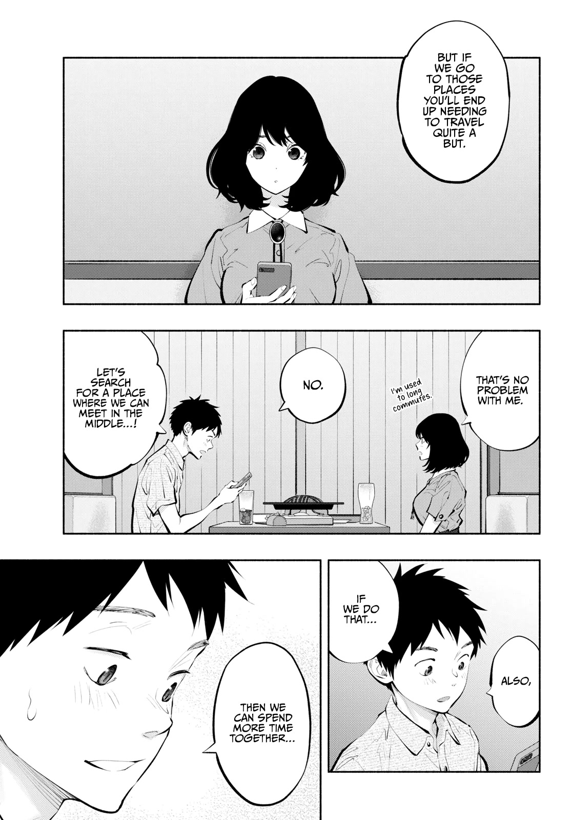 Asoko de Hataraku Musubu-san Chapter 65 page 14 - Chapter 65: Make-or-break