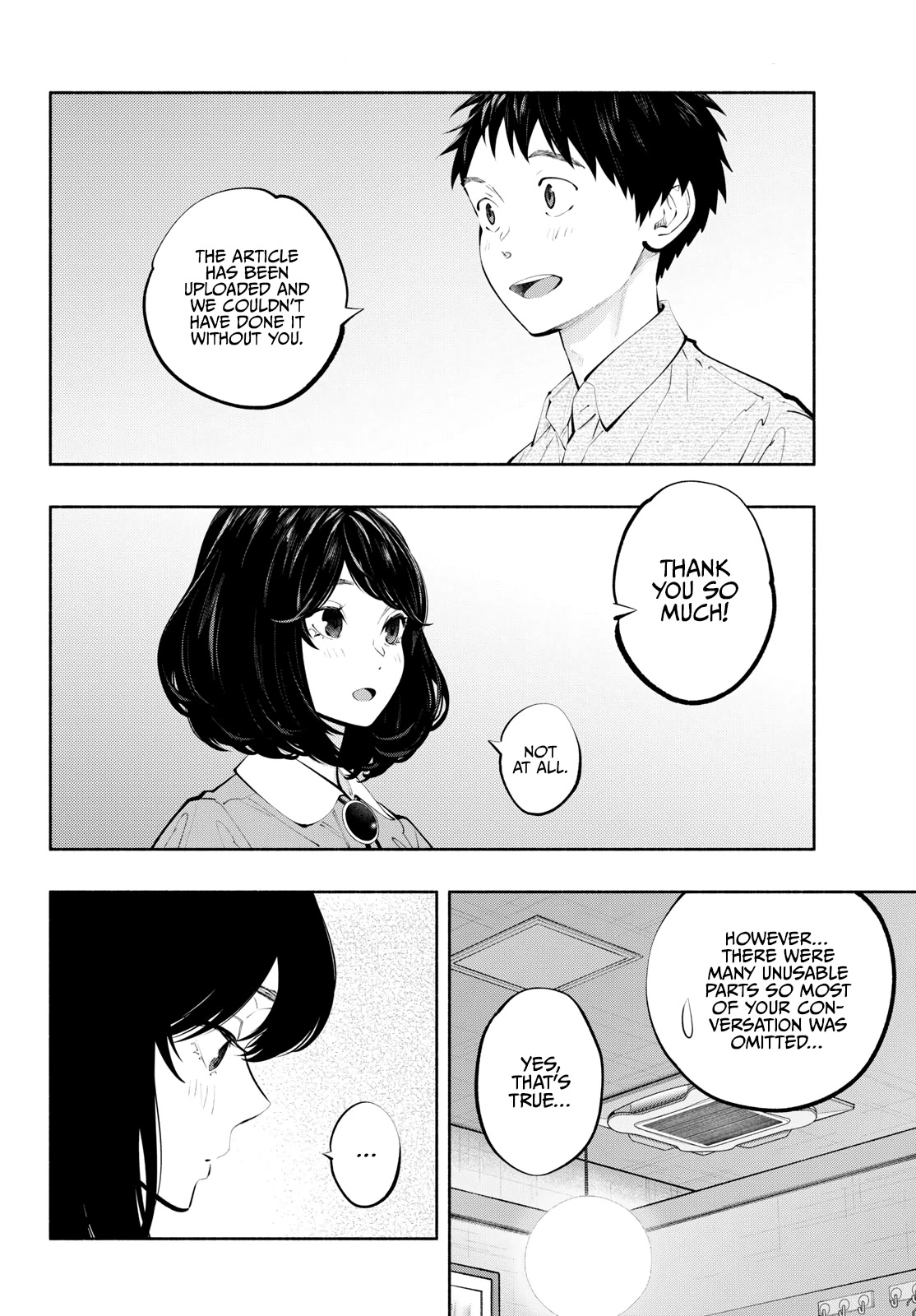 Asoko de Hataraku Musubu-san Chapter 65 page 5 - Chapter 65: Make-or-break