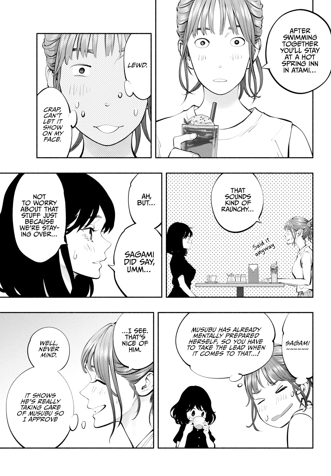 Asoko de Hataraku Musubu-san Chapter 66 page 3 - Chapter 66: It's a Swimsuit Buffet.