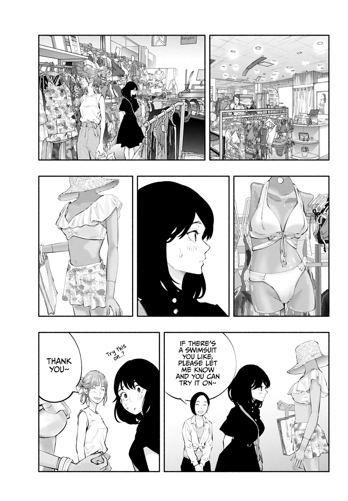 Asoko de Hataraku Musubu-san Chapter 66 page 5 - Chapter 66: It's a Swimsuit Buffet.