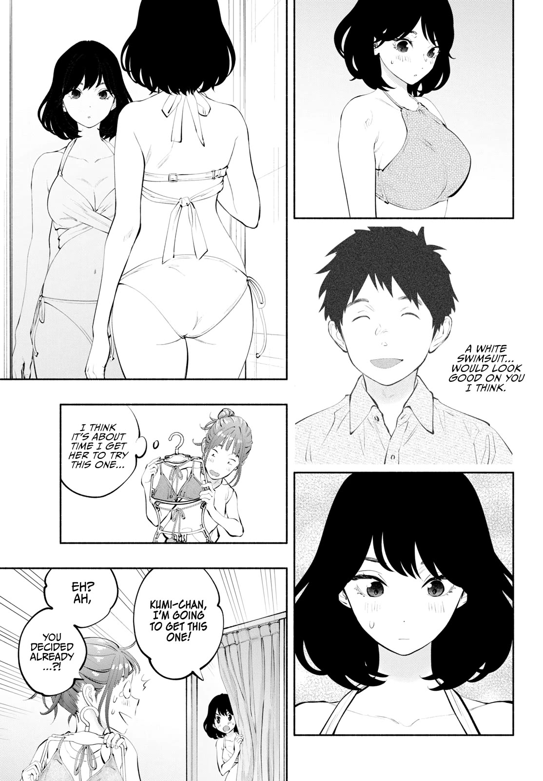 Asoko de Hataraku Musubu-san Chapter 66 page 9 - Chapter 66: It's a Swimsuit Buffet.