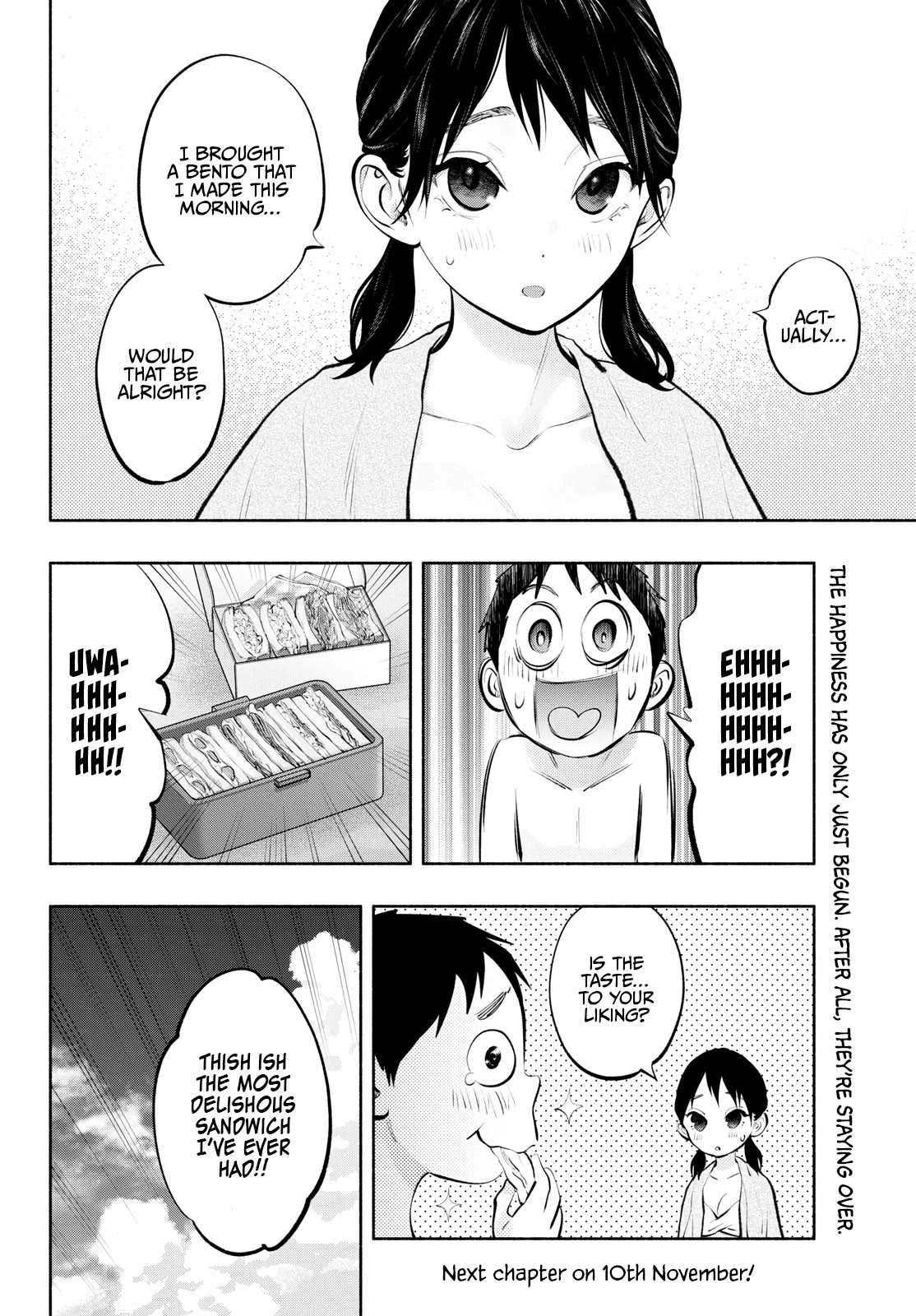 Asoko de Hataraku Musubu-san Chapter 68 page 10 - Chapter 68: Holy Crap...