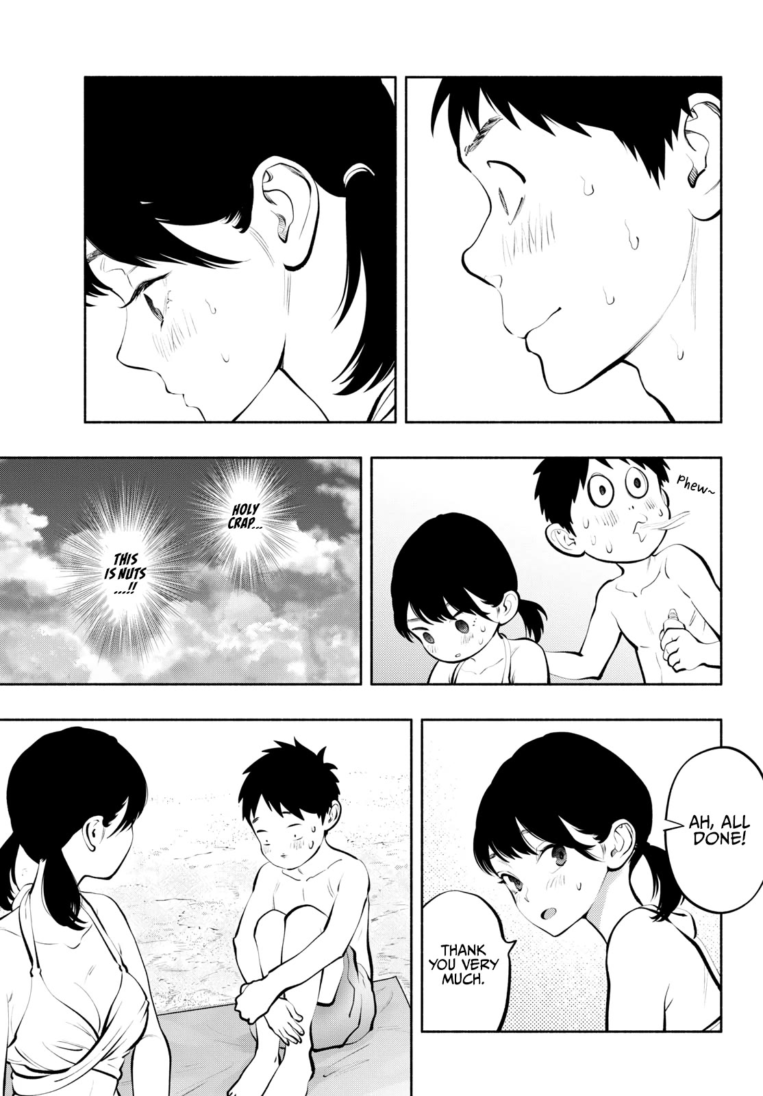 Asoko de Hataraku Musubu-san Chapter 68 page 7 - Chapter 68: Holy Crap...
