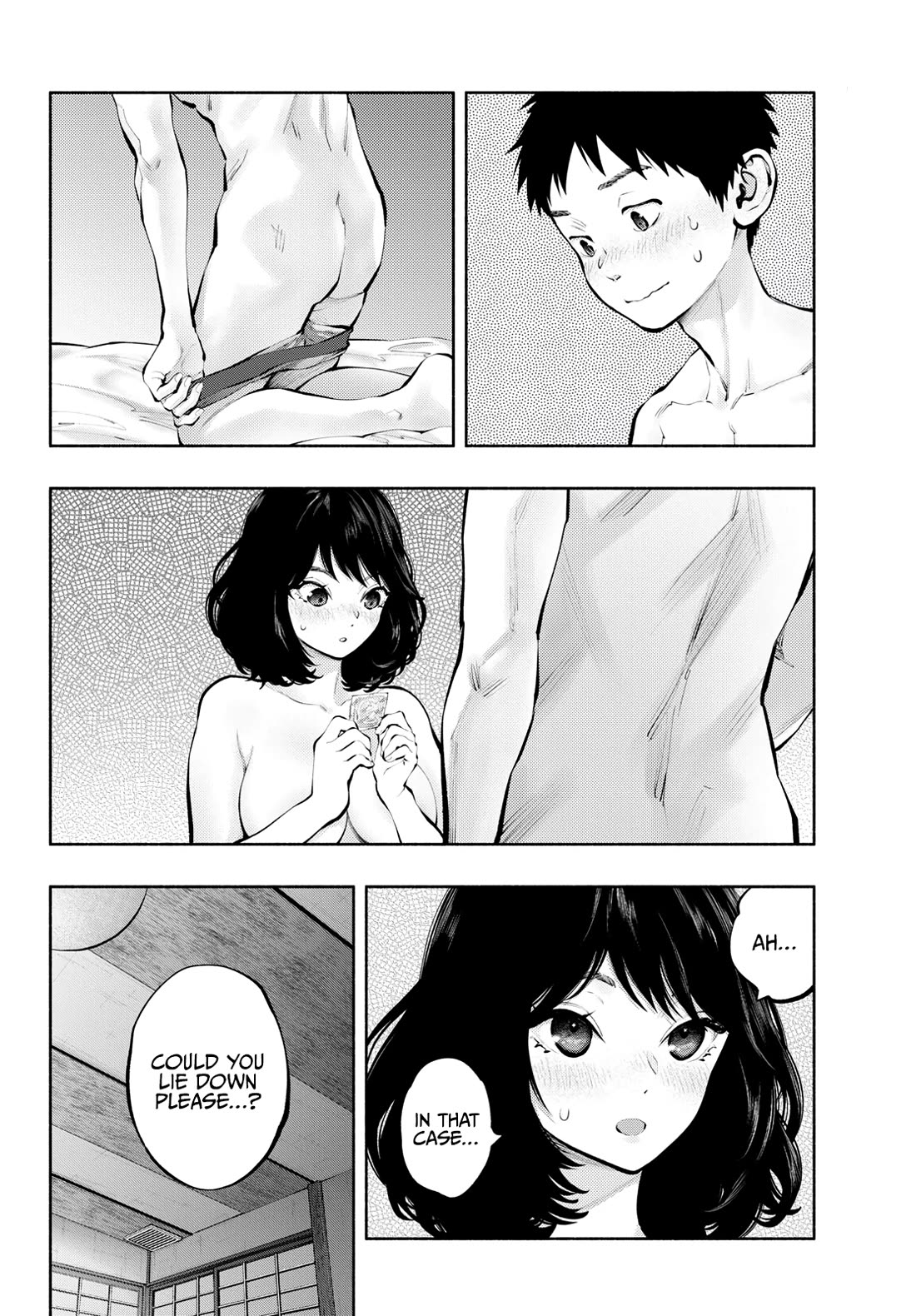 Asoko de Hataraku Musubu-san Chapter 77 page 4 - Chapter 77: Musubu Will...