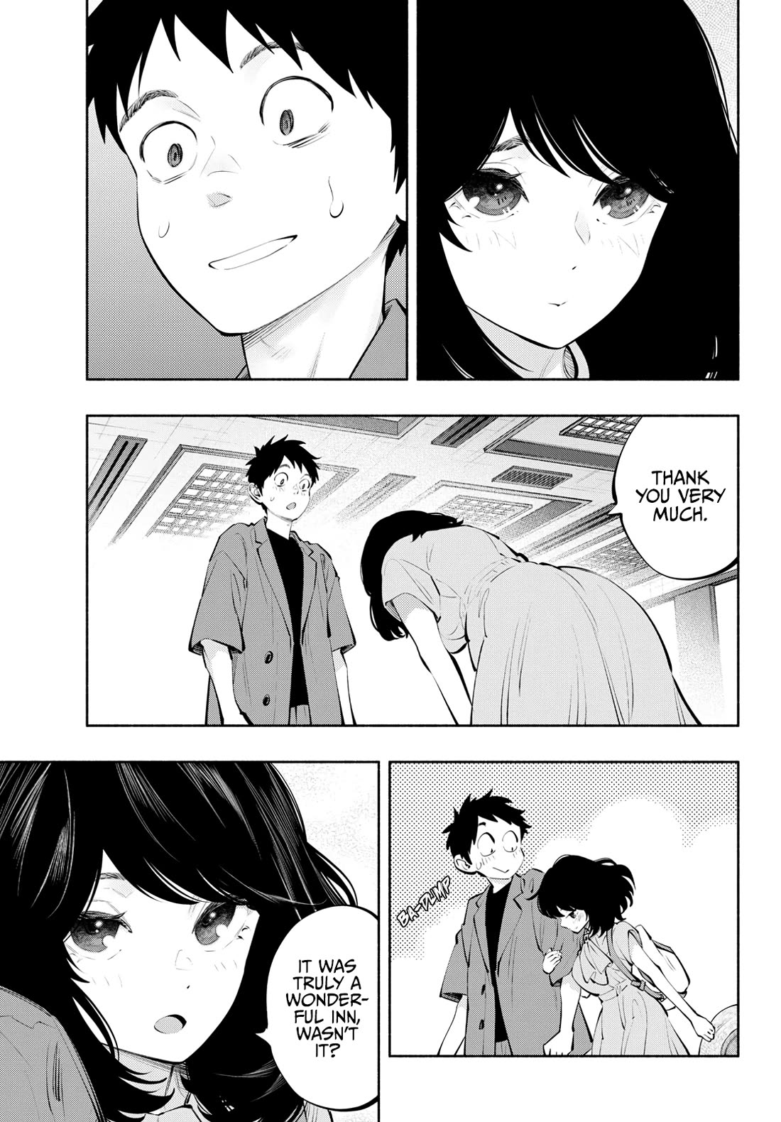 Asoko de Hataraku Musubu-san Chapter 83 page 5 - Chapter 83: Next Time... [END]