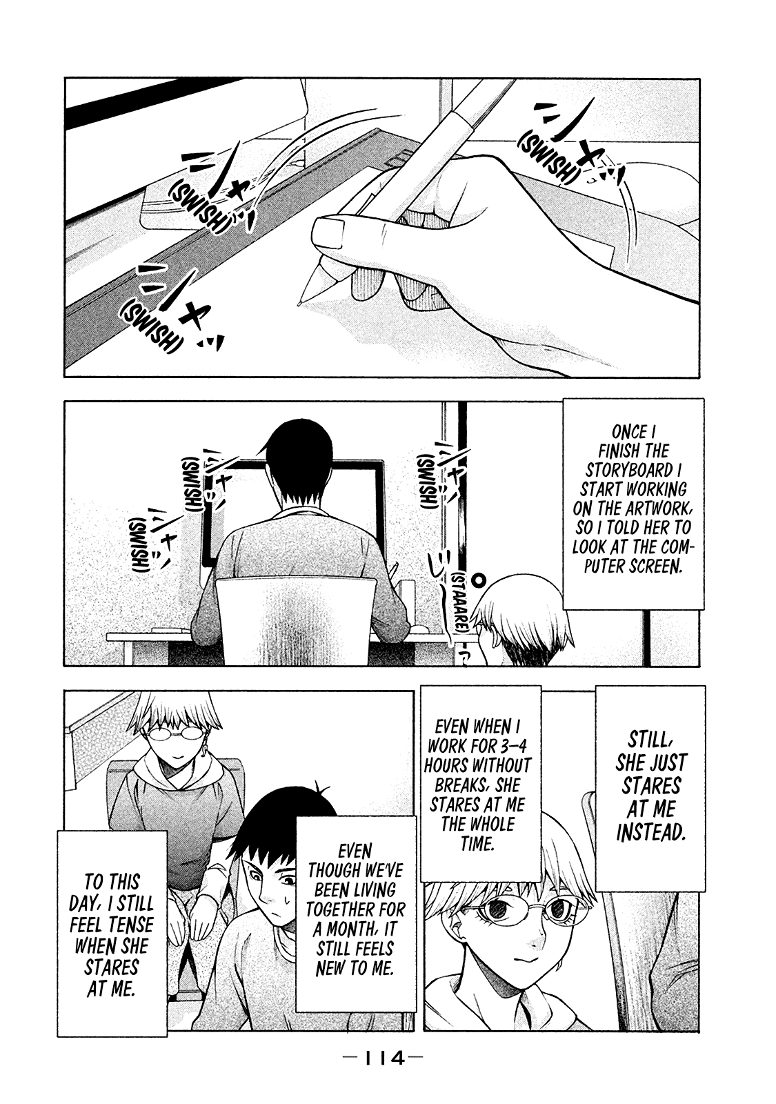 Asper Girl Chapter 13 page 12 - Chapter 13: Saitou-San Observation Diary