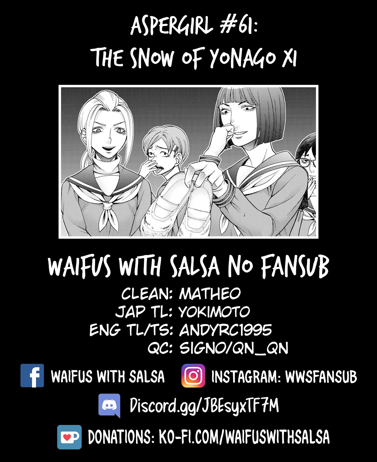 Asper Girl Chapter 61 page 1 - Chapter 61: The snow of Yonago XI