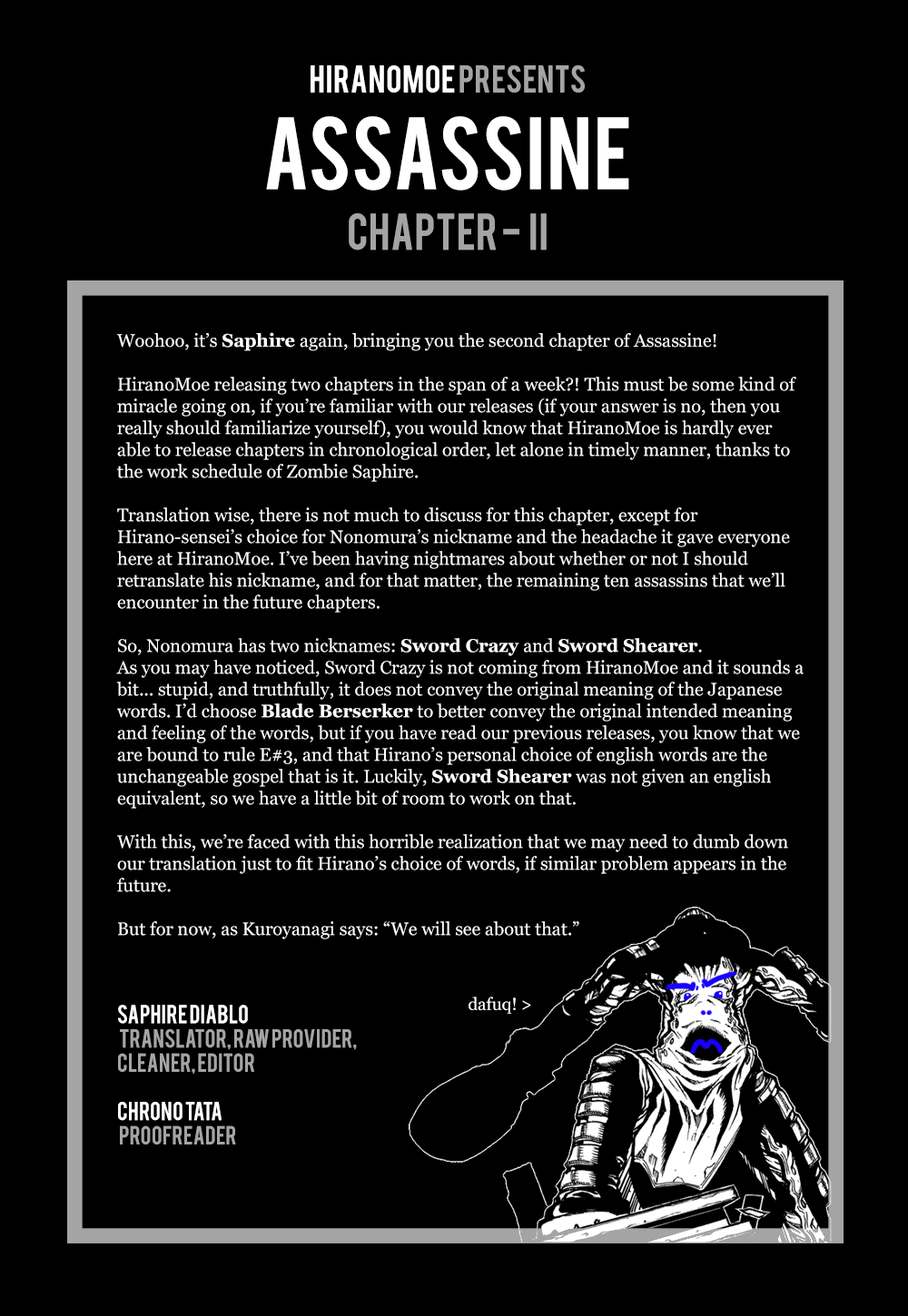 Assassine Chapter 2 page 13 - Chapter 2 v2 : Sword Crazy