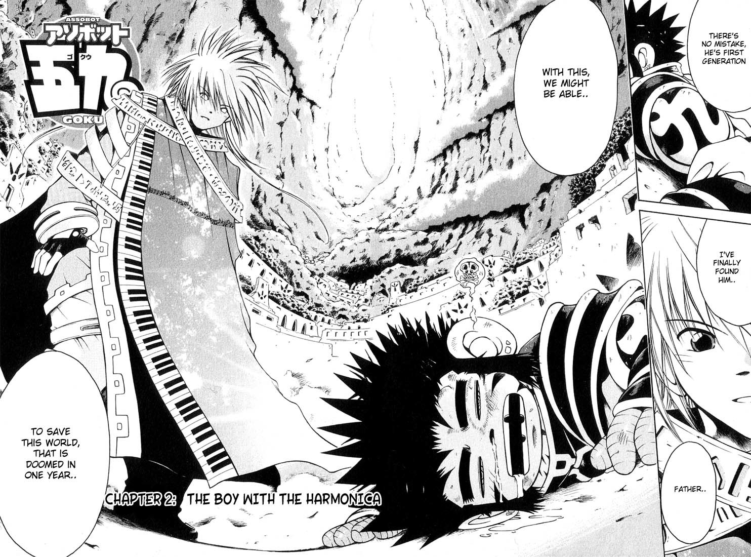 Assobot Goku Chapter 2.1 page 2 - Chapter 2.1: The Boy with the Harmonica (1)