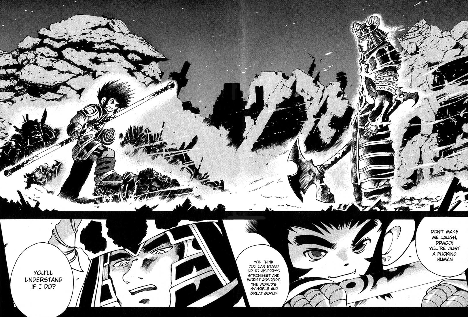 Assobot Goku Chapter 3 page 15 - Chapter 3: The Decision of Gota Ma, Head of the Village