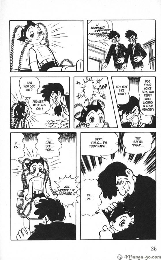 Astro Boy Chapter 1 page 25 - Chapter 1 : The Birth of Astro Boy