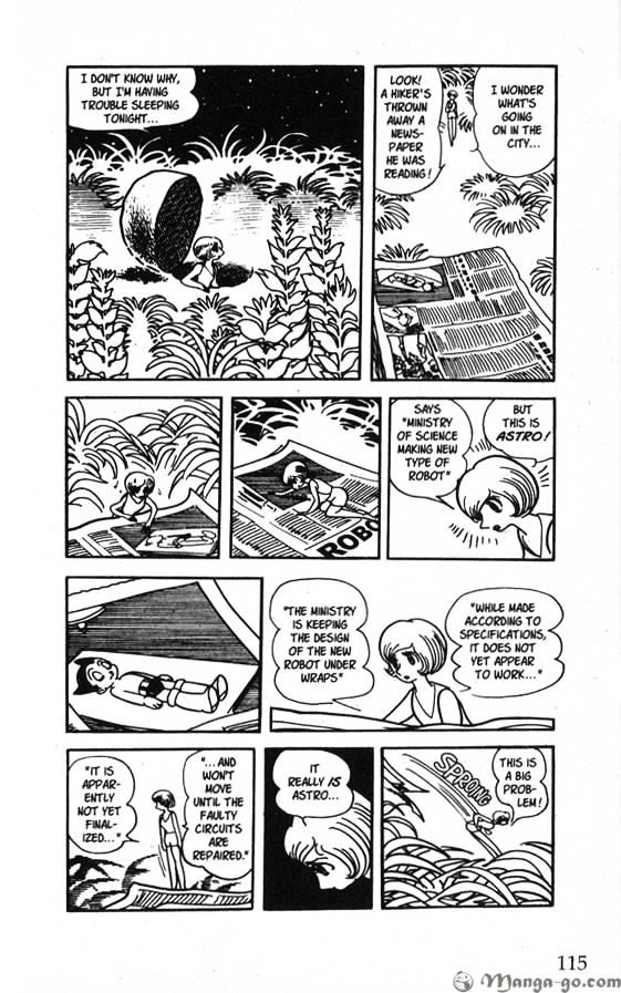 Astro Boy Chapter 17 page 113 - Chapter 17 : "Once Upon a Time" Astro Boy Tales, Part 2