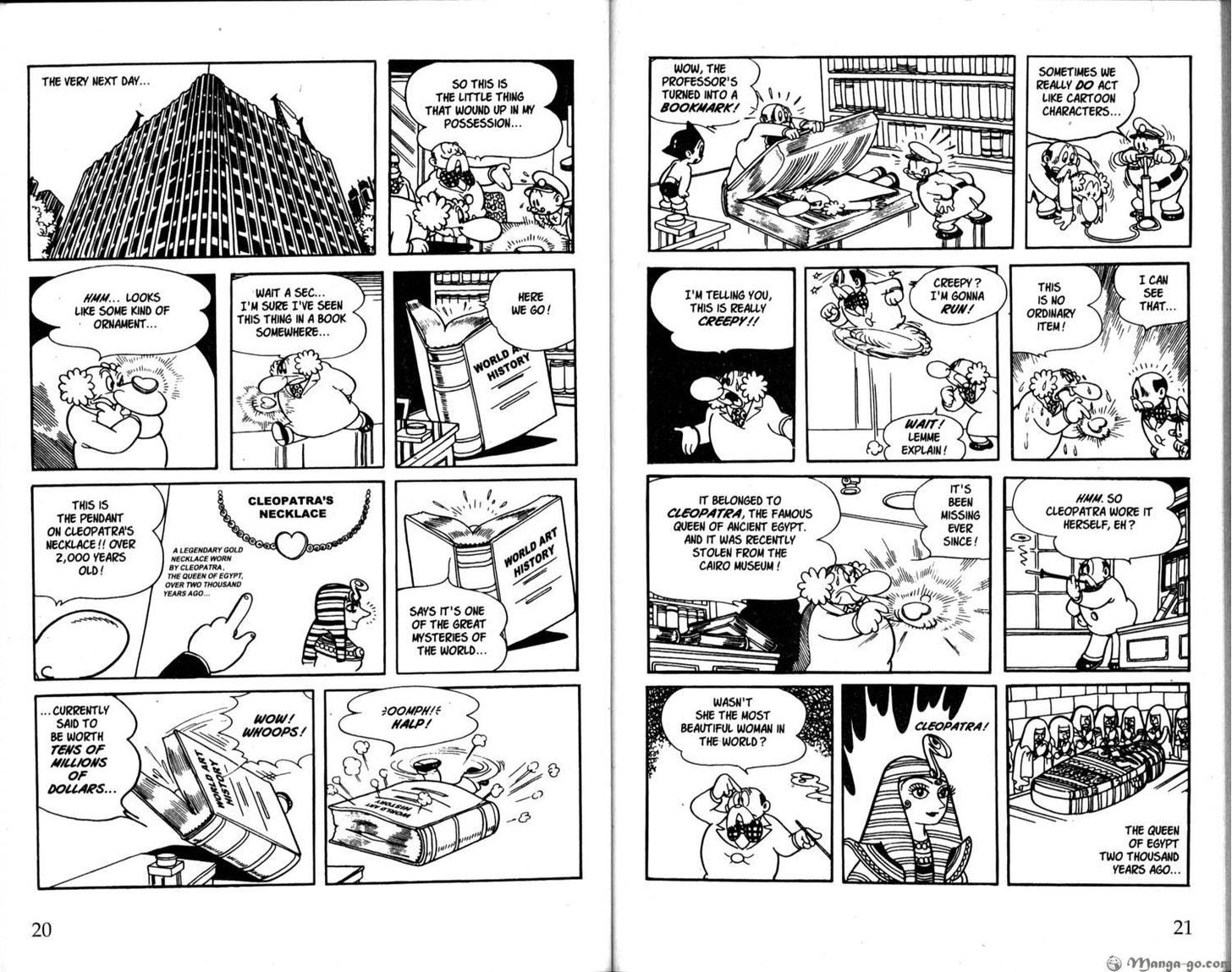 Astro Boy Chapter 19 page 12 - Chapter 19 : The Secret of the Egyptian Conspirators