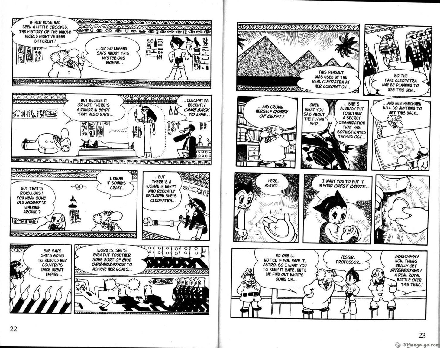 Astro Boy Chapter 19 page 13 - Chapter 19 : The Secret of the Egyptian Conspirators