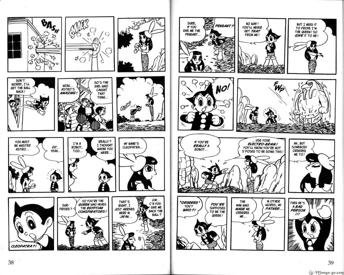 Astro Boy Chapter 19 page 21 - Chapter 19 : The Secret of the Egyptian Conspirators