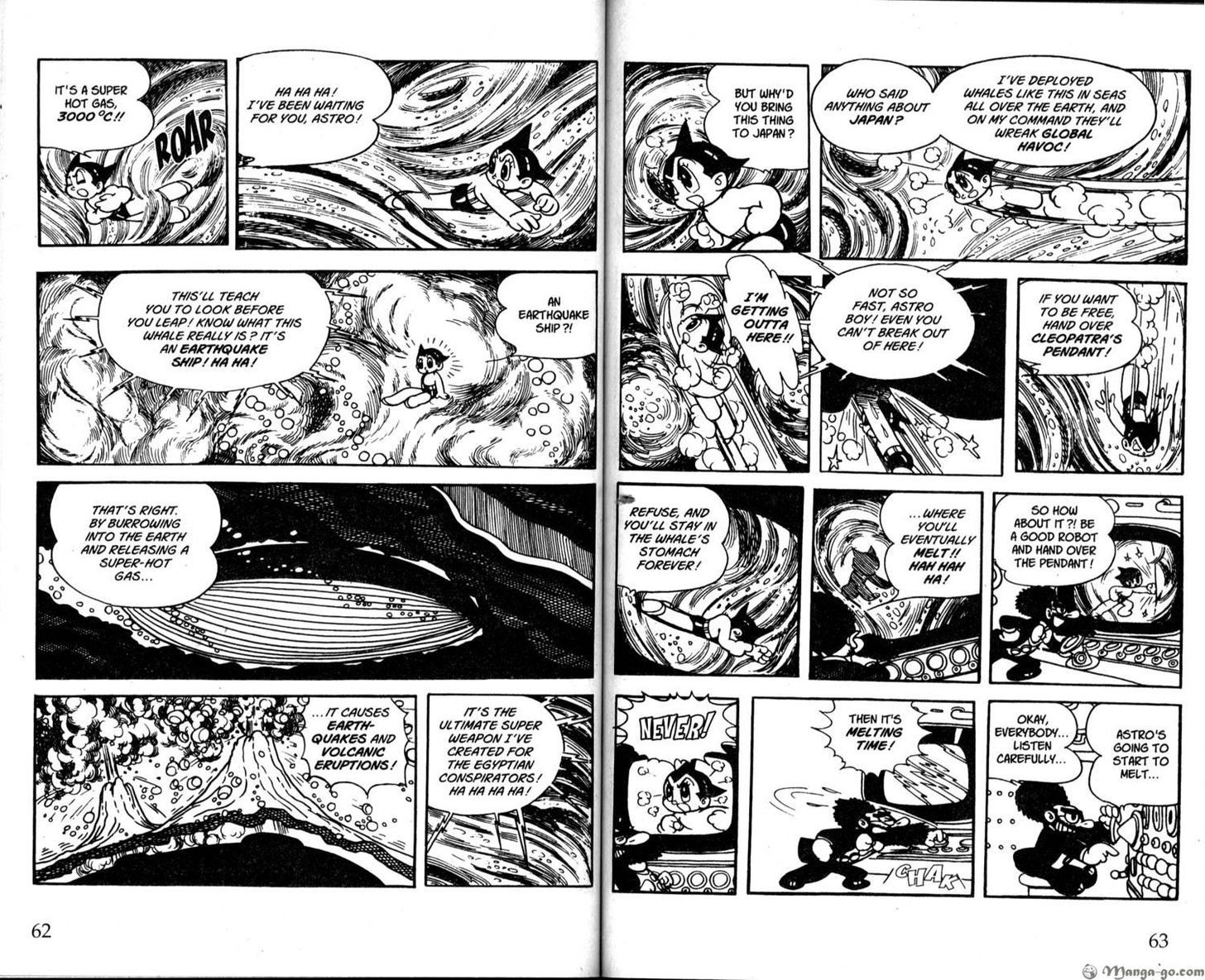 Astro Boy Chapter 19 page 33 - Chapter 19 : The Secret of the Egyptian Conspirators