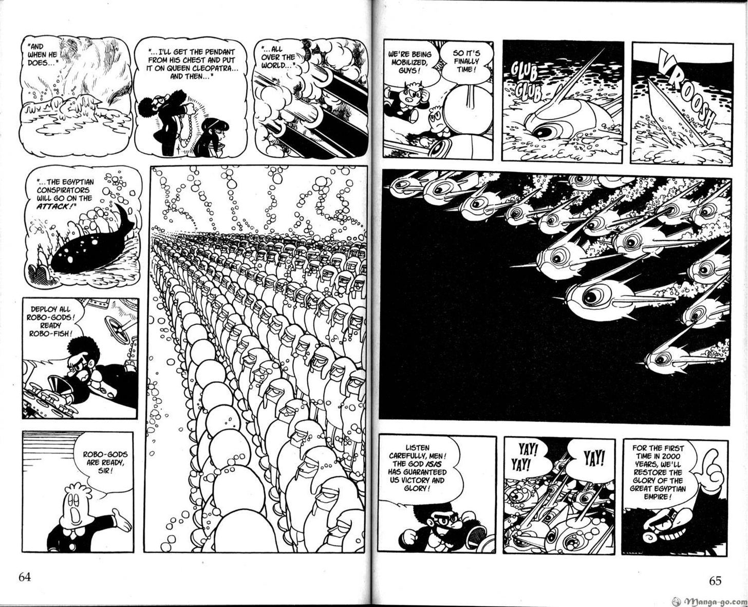 Astro Boy Chapter 19 page 34 - Chapter 19 : The Secret of the Egyptian Conspirators