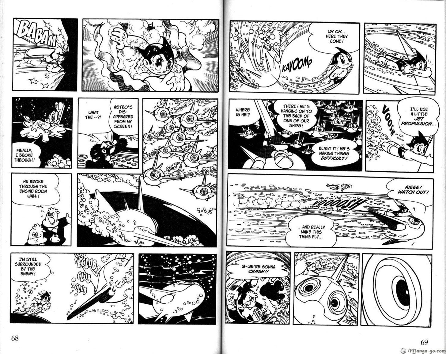 Astro Boy Chapter 19 page 36 - Chapter 19 : The Secret of the Egyptian Conspirators