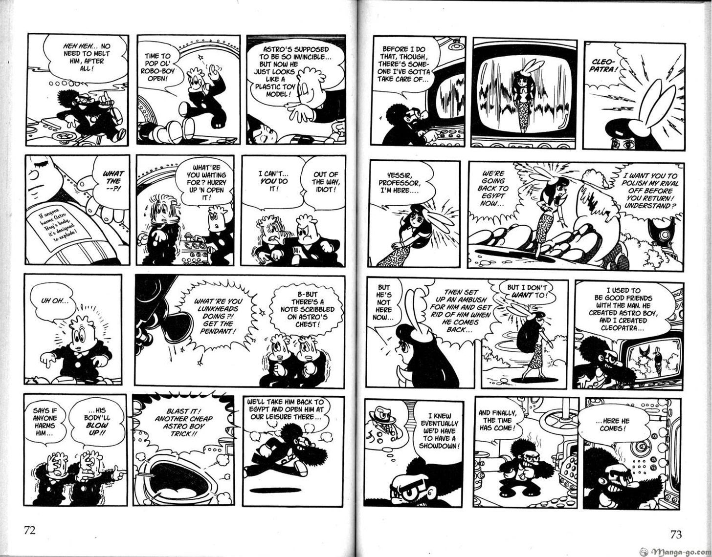 Astro Boy Chapter 19 page 38 - Chapter 19 : The Secret of the Egyptian Conspirators
