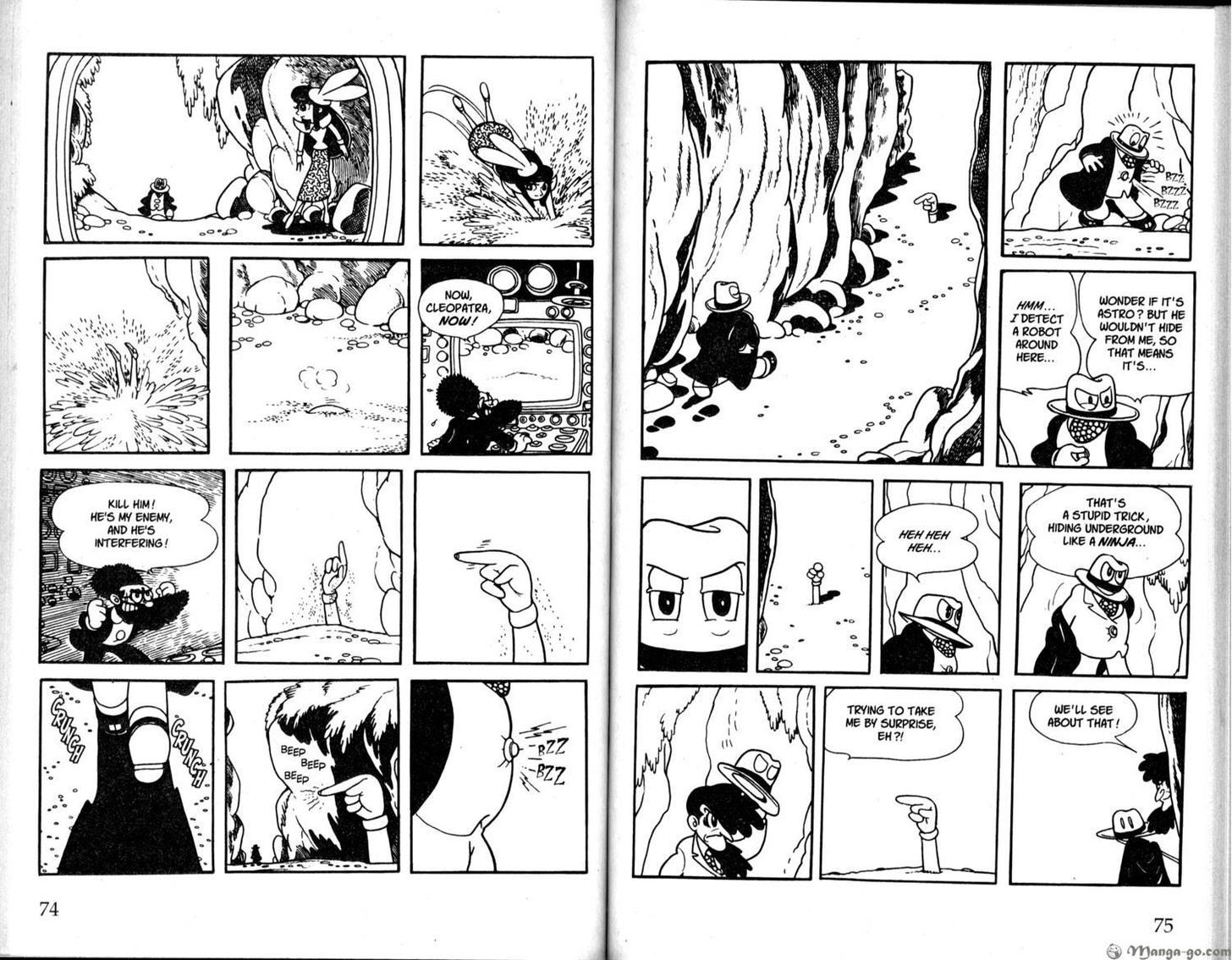 Astro Boy Chapter 19 page 39 - Chapter 19 : The Secret of the Egyptian Conspirators